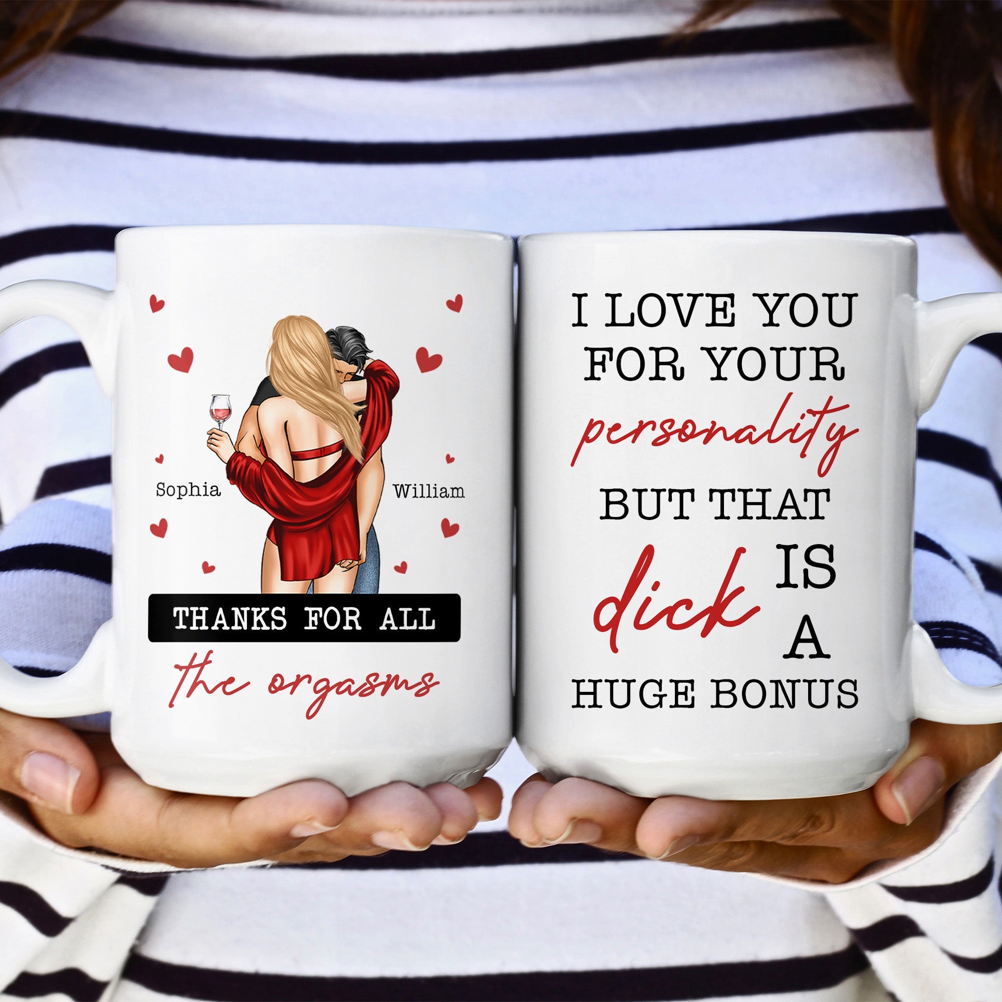 I Love You For Your Personality Anniversary Gift - Personalized Mug