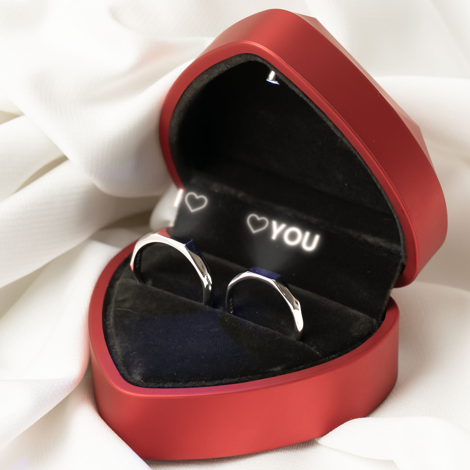 I Love You - Luminous Affection Couple Ring