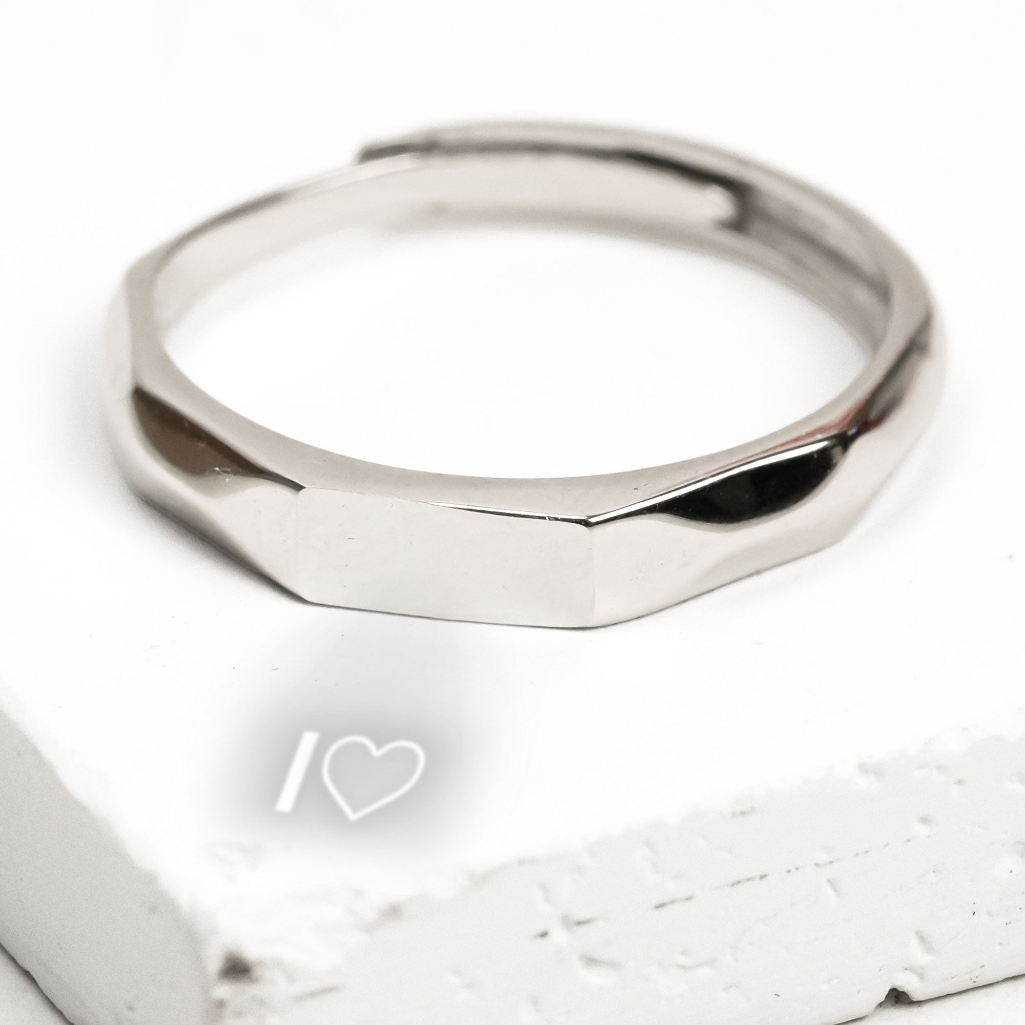 I Love You - Luminous Affection Couple Ring