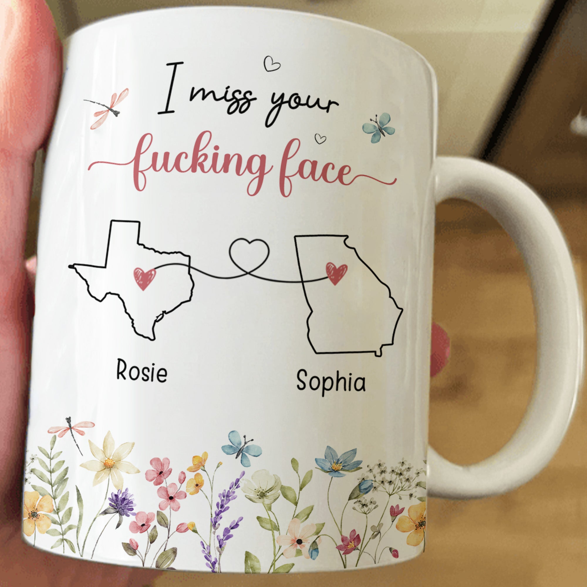 I Miss Your F*cking Face - Personalized Mug