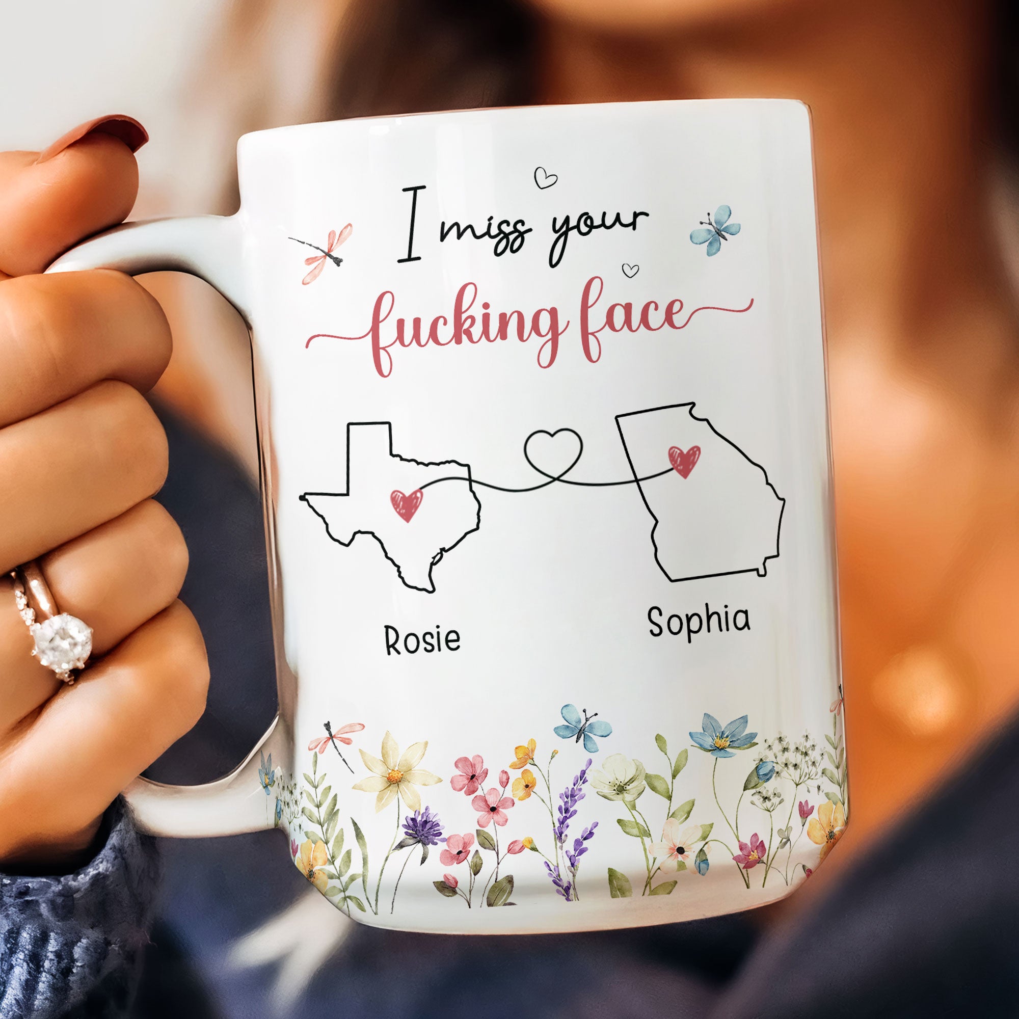 I Miss Your F*cking Face - Personalized Mug