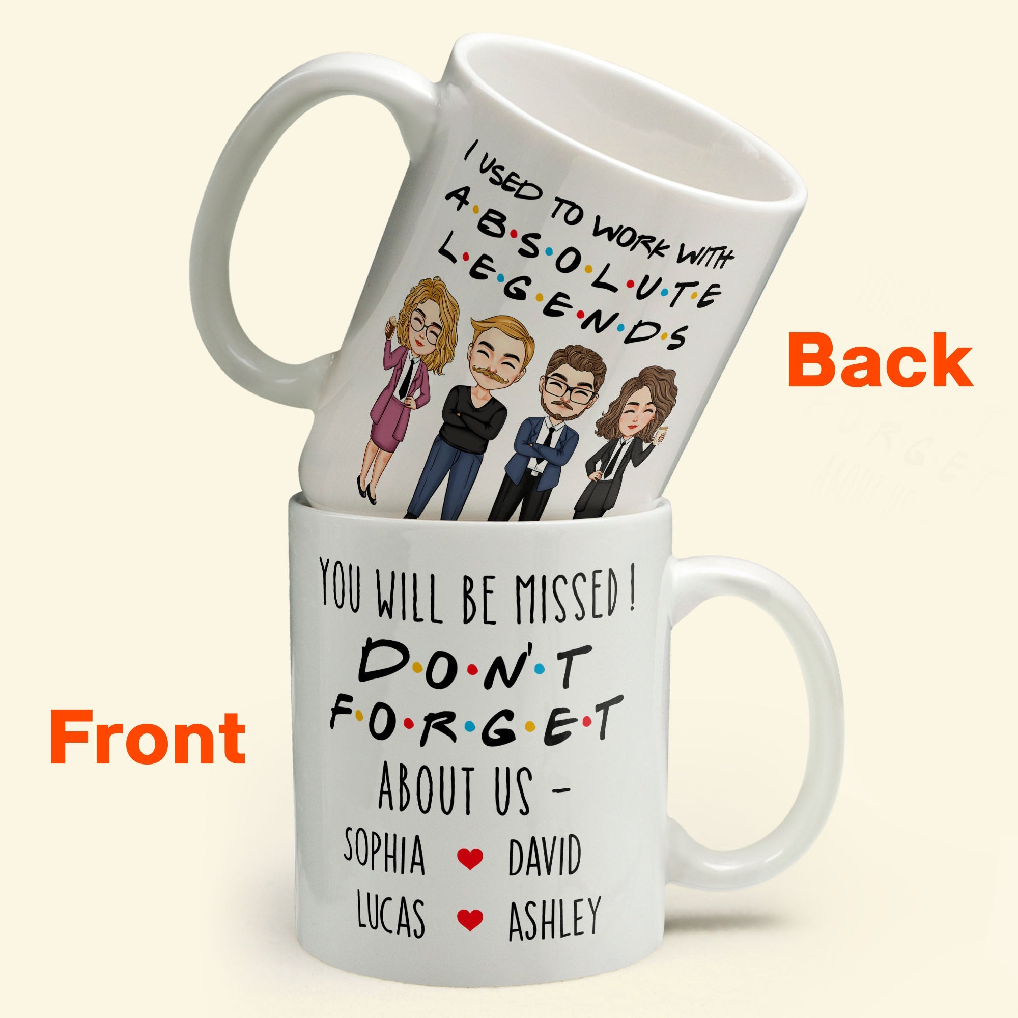 I Used To Work With Absolute Legends - Personalized Mug