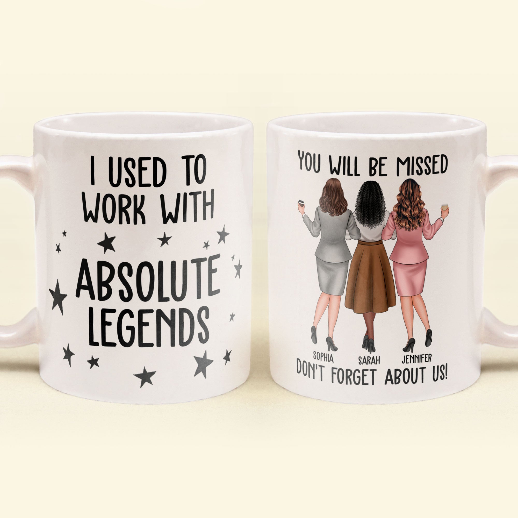 I Used To Work With Absolute Legends - Personalized Mug