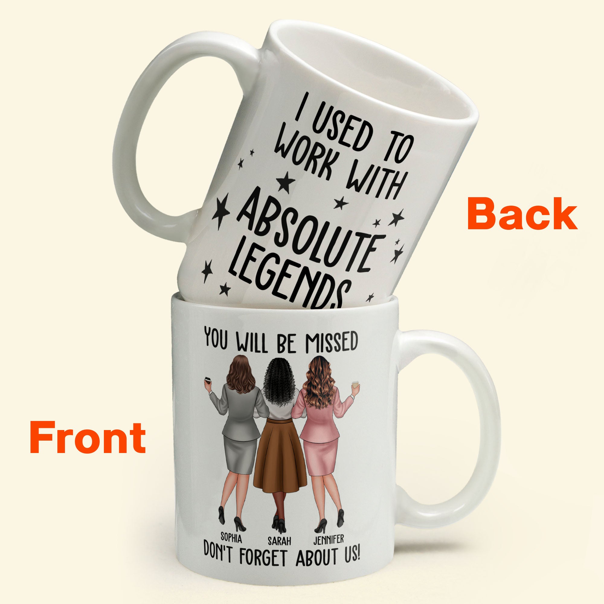 I Used To Work With Absolute Legends - Personalized Mug