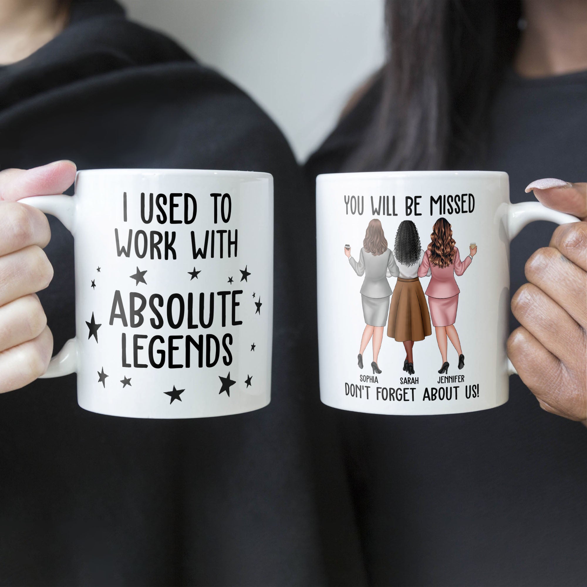 I Used To Work With Absolute Legends - Personalized Mug