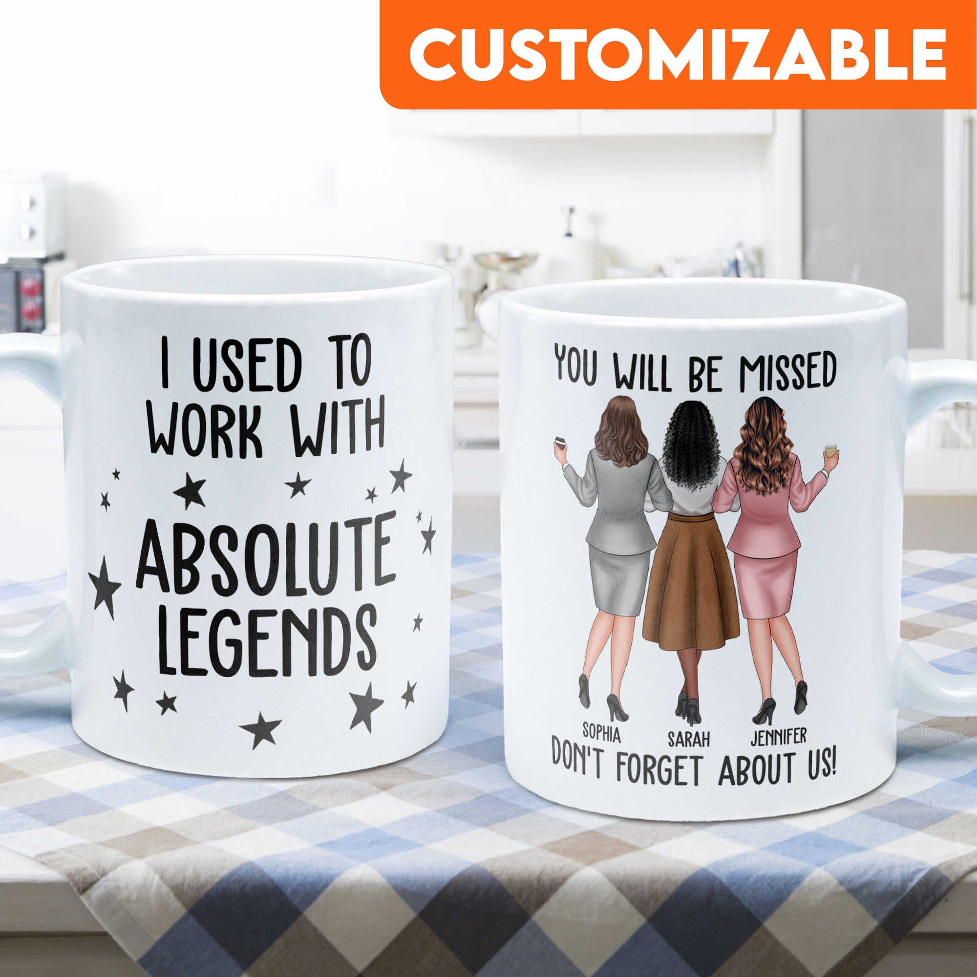 I Used To Work With Absolute Legends - Personalized Mug