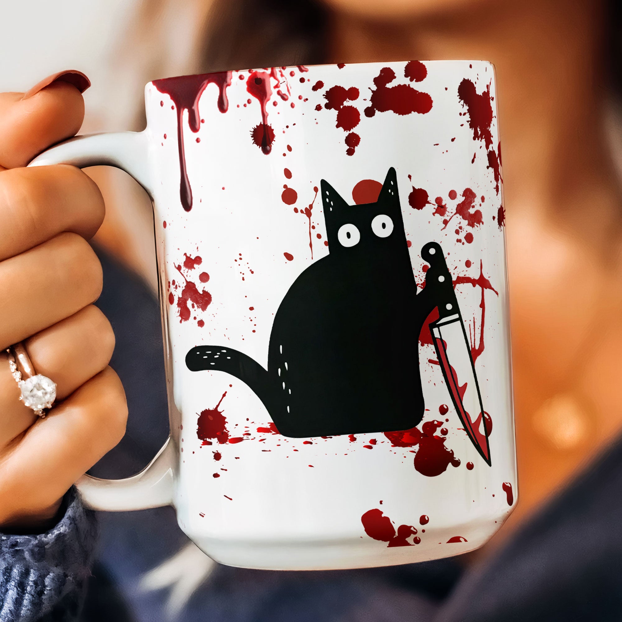 I Watch Enough Murder Shows Animal Version - Personalized Mug