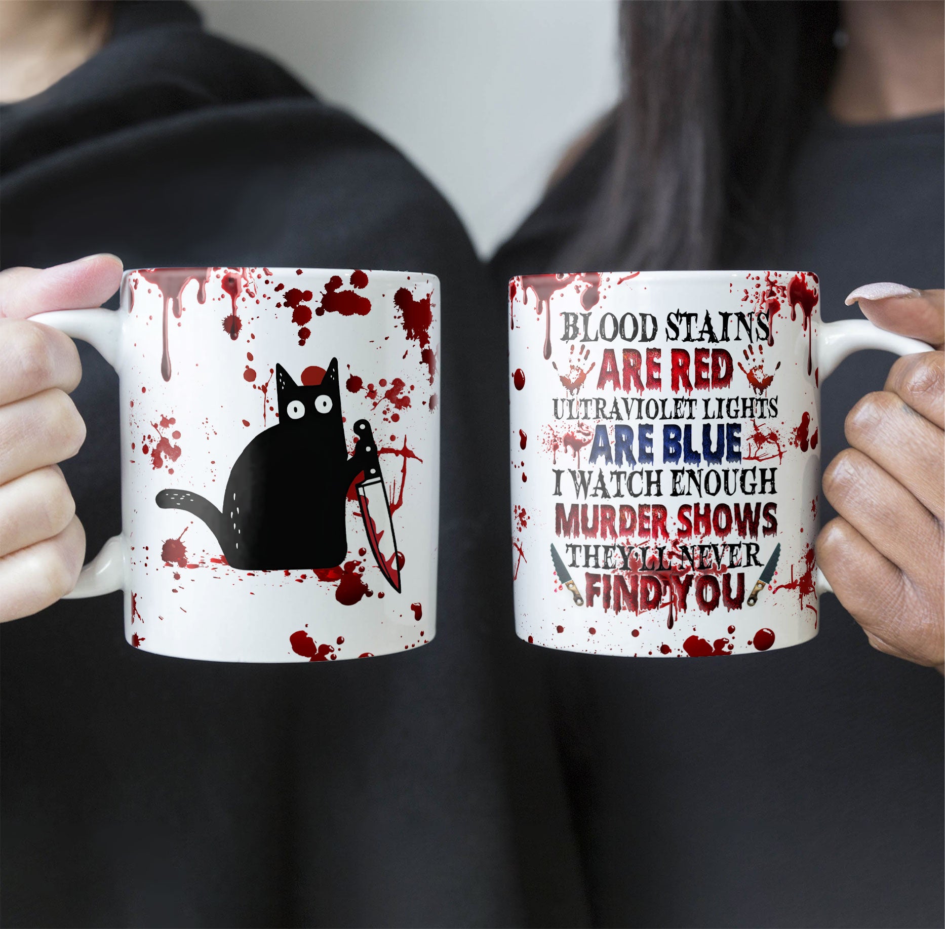 I Watch Enough Murder Shows Animal Version - Personalized Mug