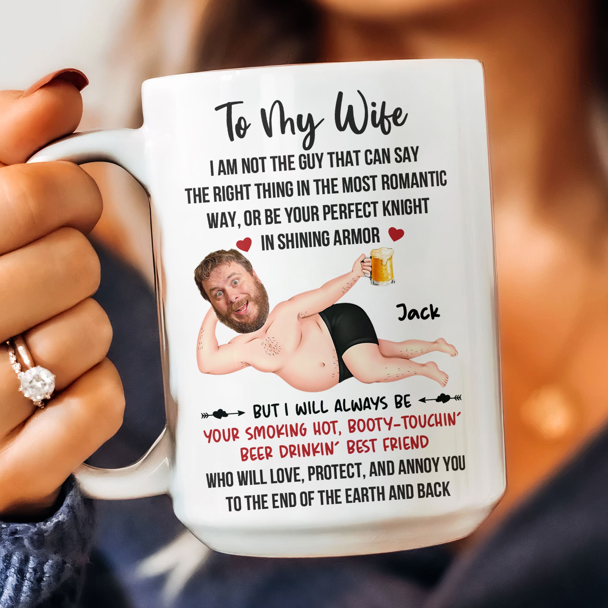 I Will Always Be Your Smoking Hot Husband - Personalized Mug