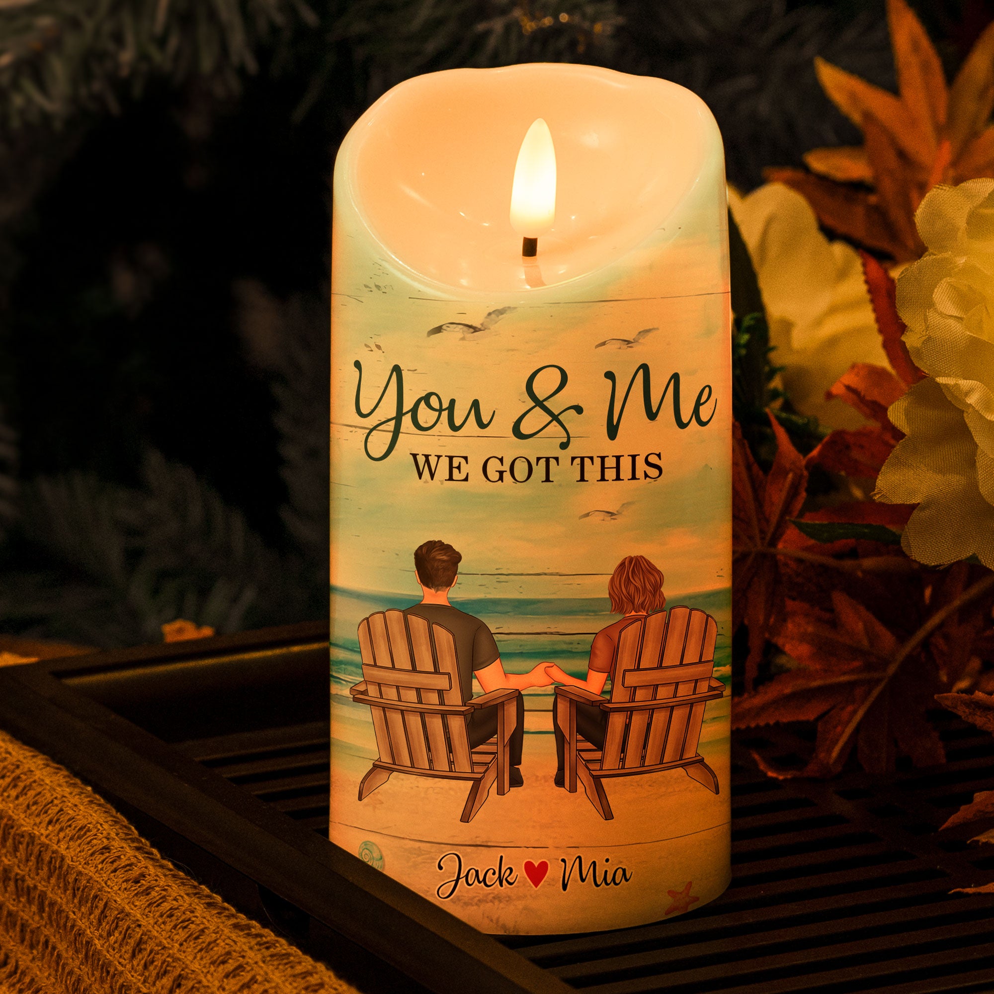 I'll Keep Choosing You - Personalized LED Candle