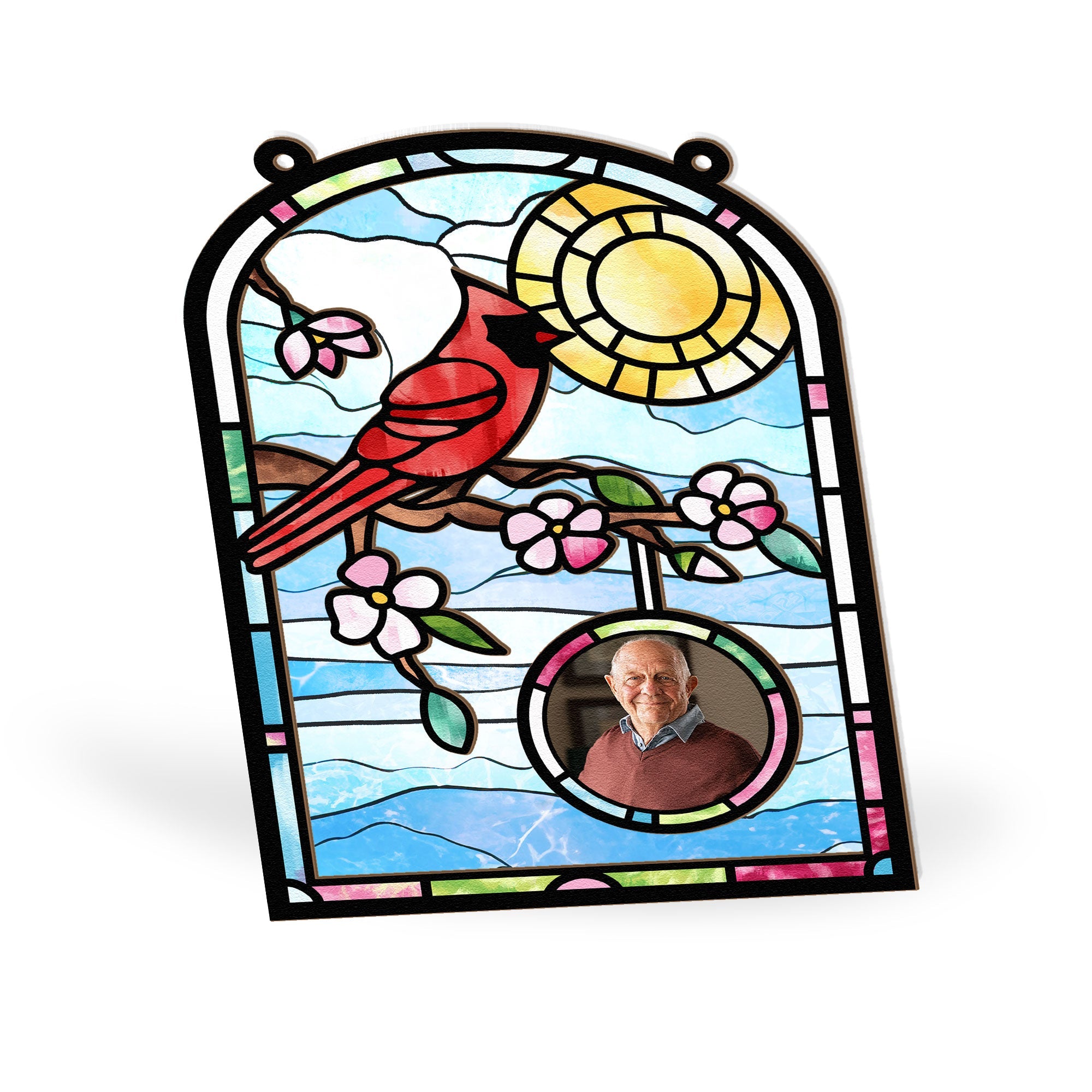 I'm Always With You - Personalized Window Hanging Suncatcher Photo Ornament