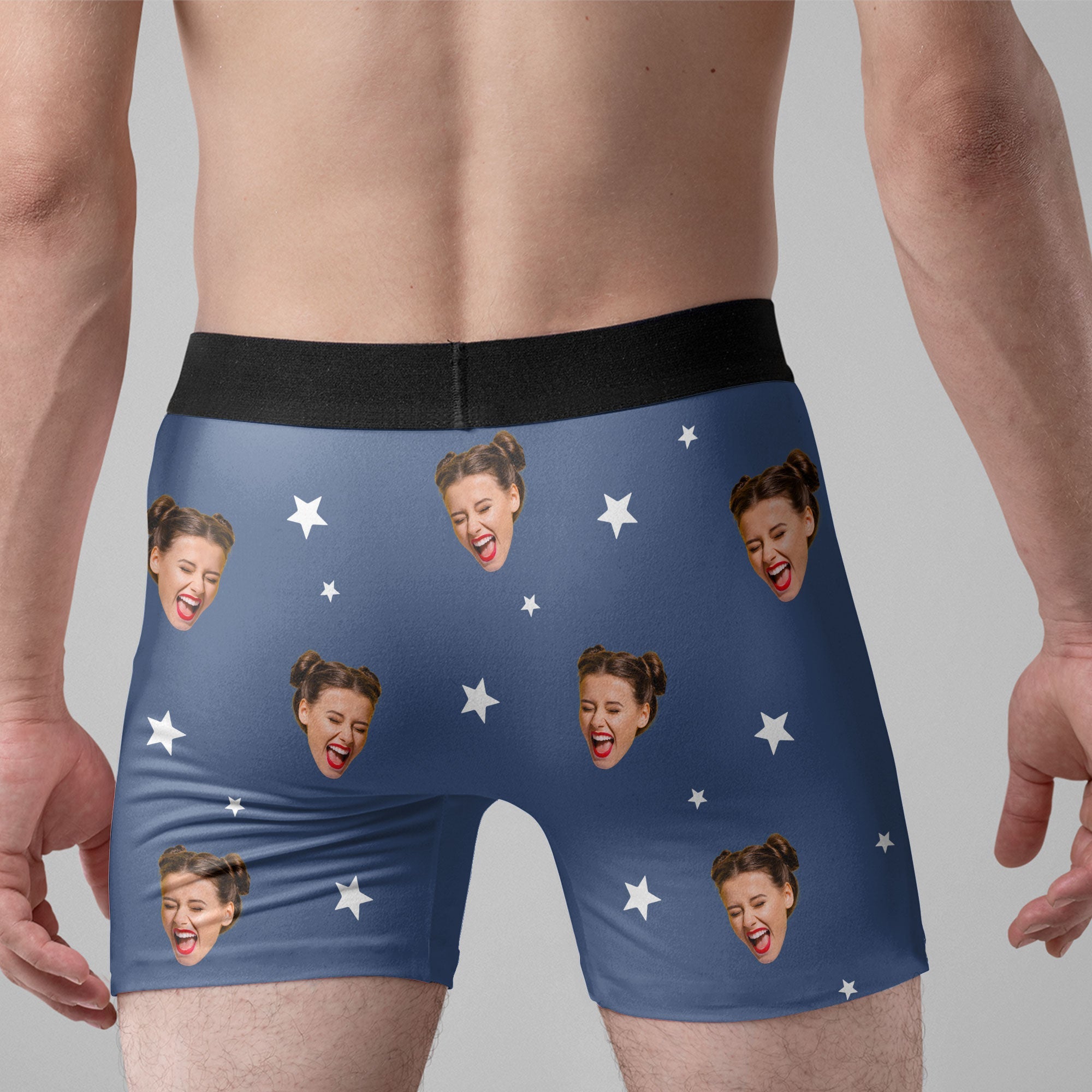 I'm Nut About You - Personalized Photo Men's Boxer Briefs