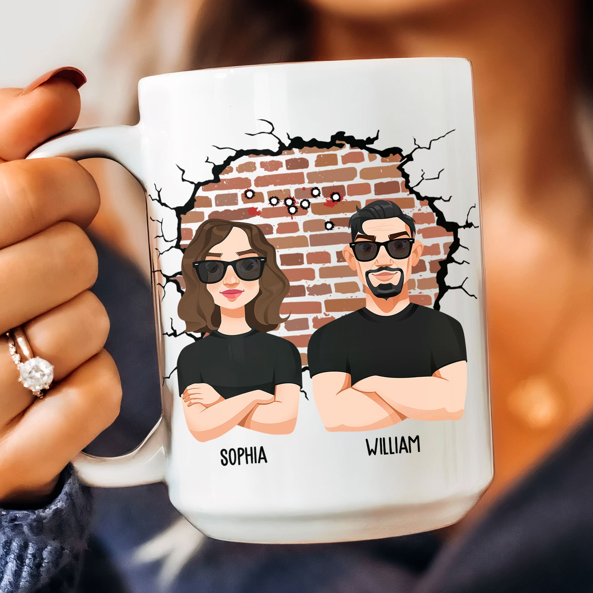 I'd Take A Bullet For You, Brother - Personalized Mug