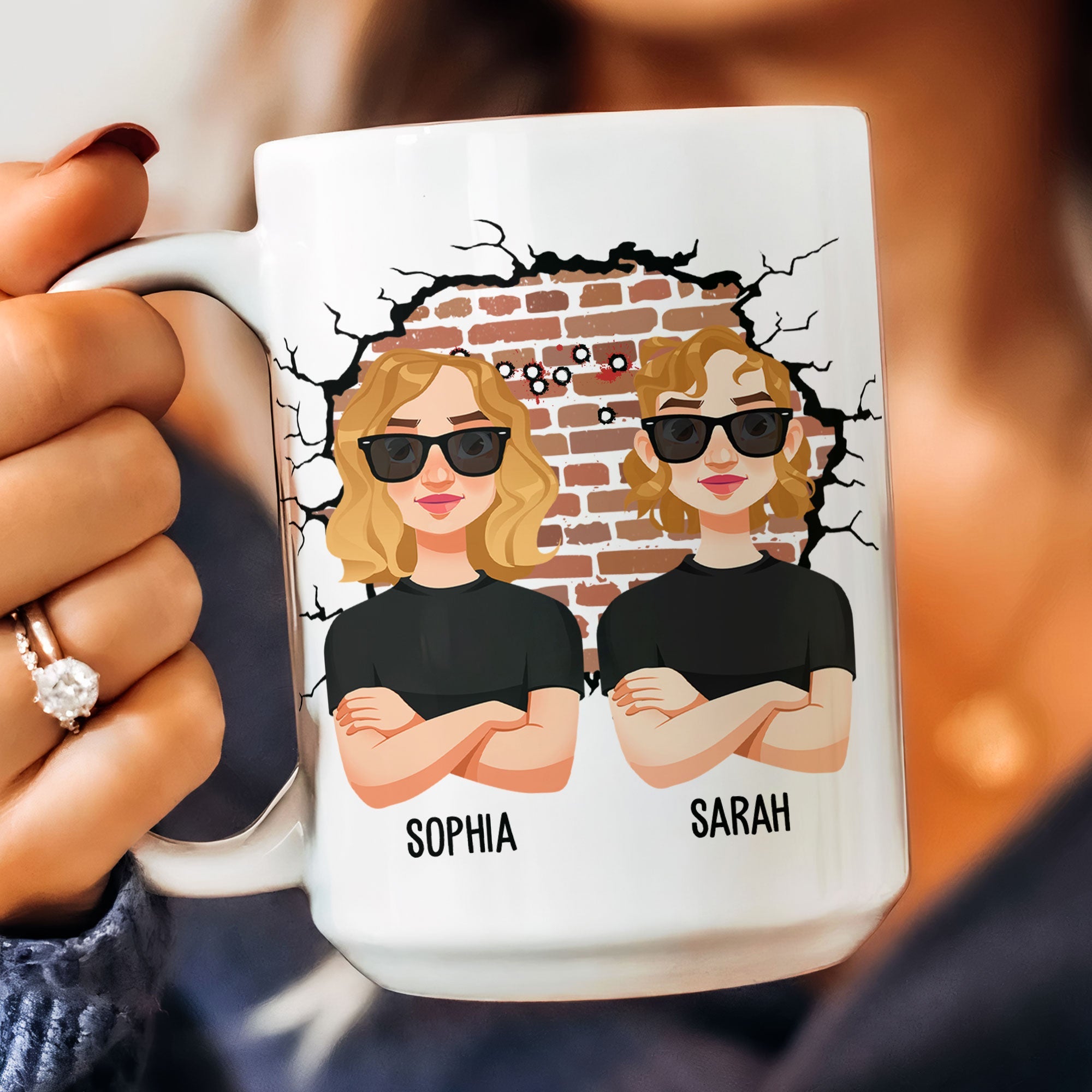 I'd Take A Bullet For You, Sister - Personalized Mug