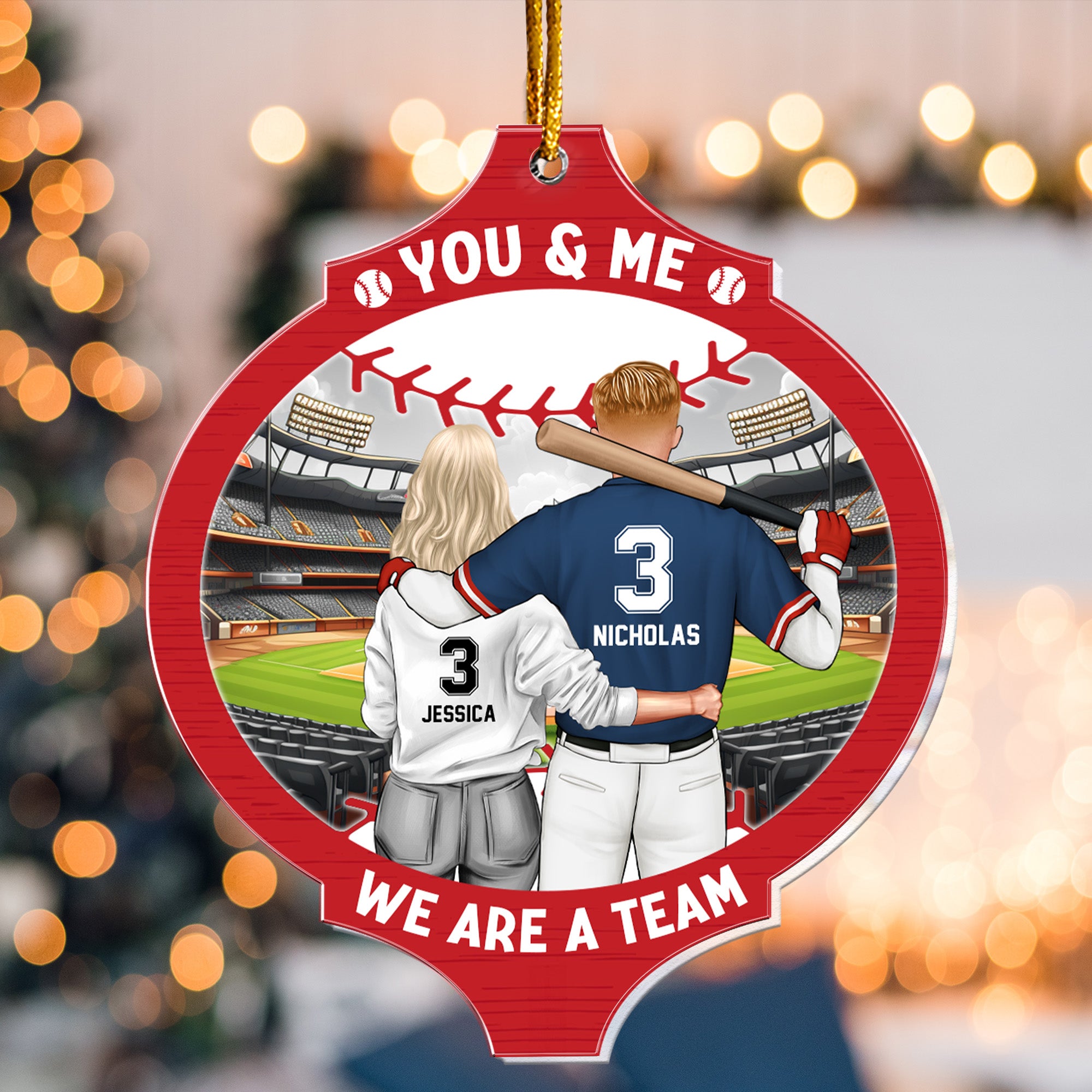 I'll Always Be Your Biggest Fan - Personalized Acrylic Ornament