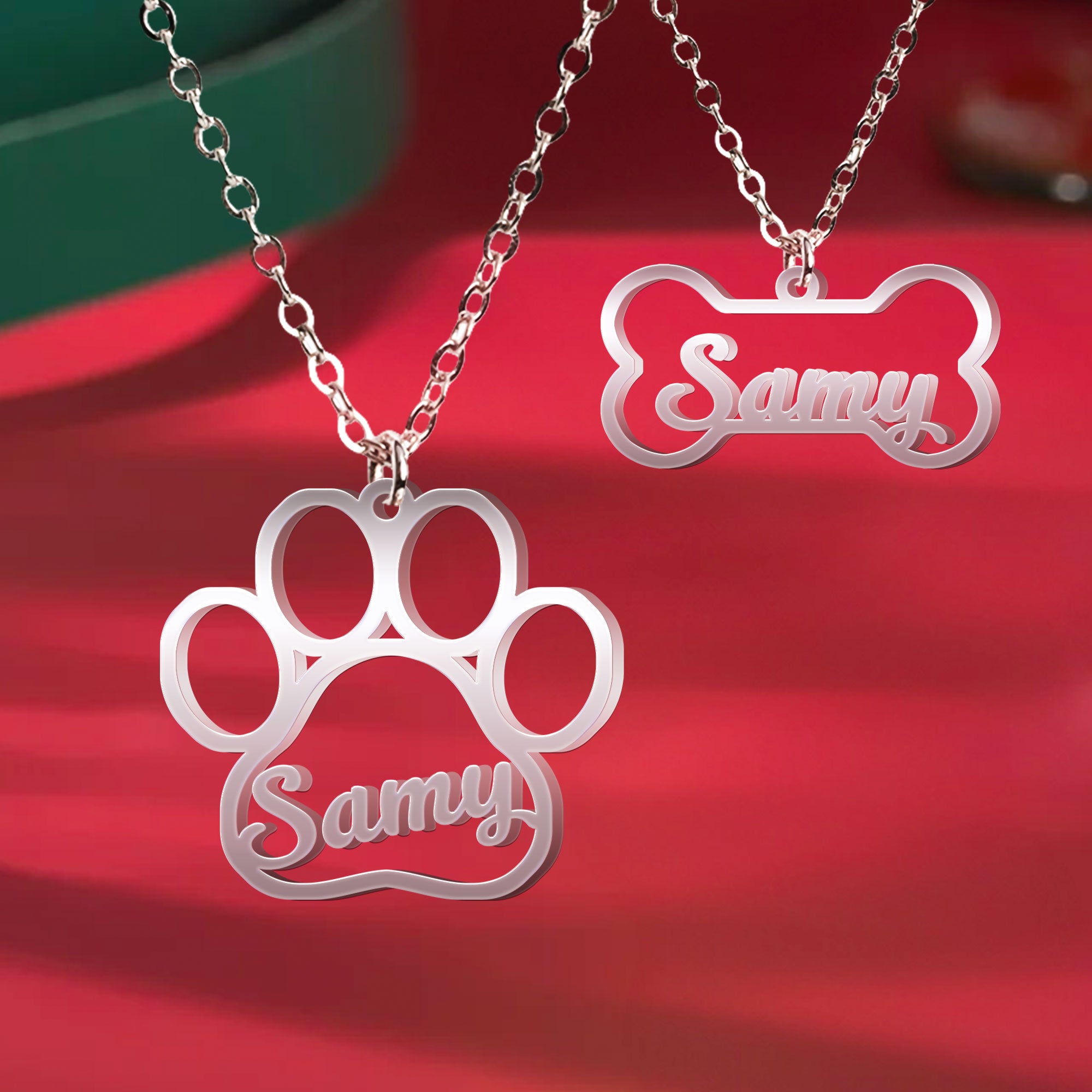 I'll Carry You With Me Pet Memorial - Custom Name Necklace