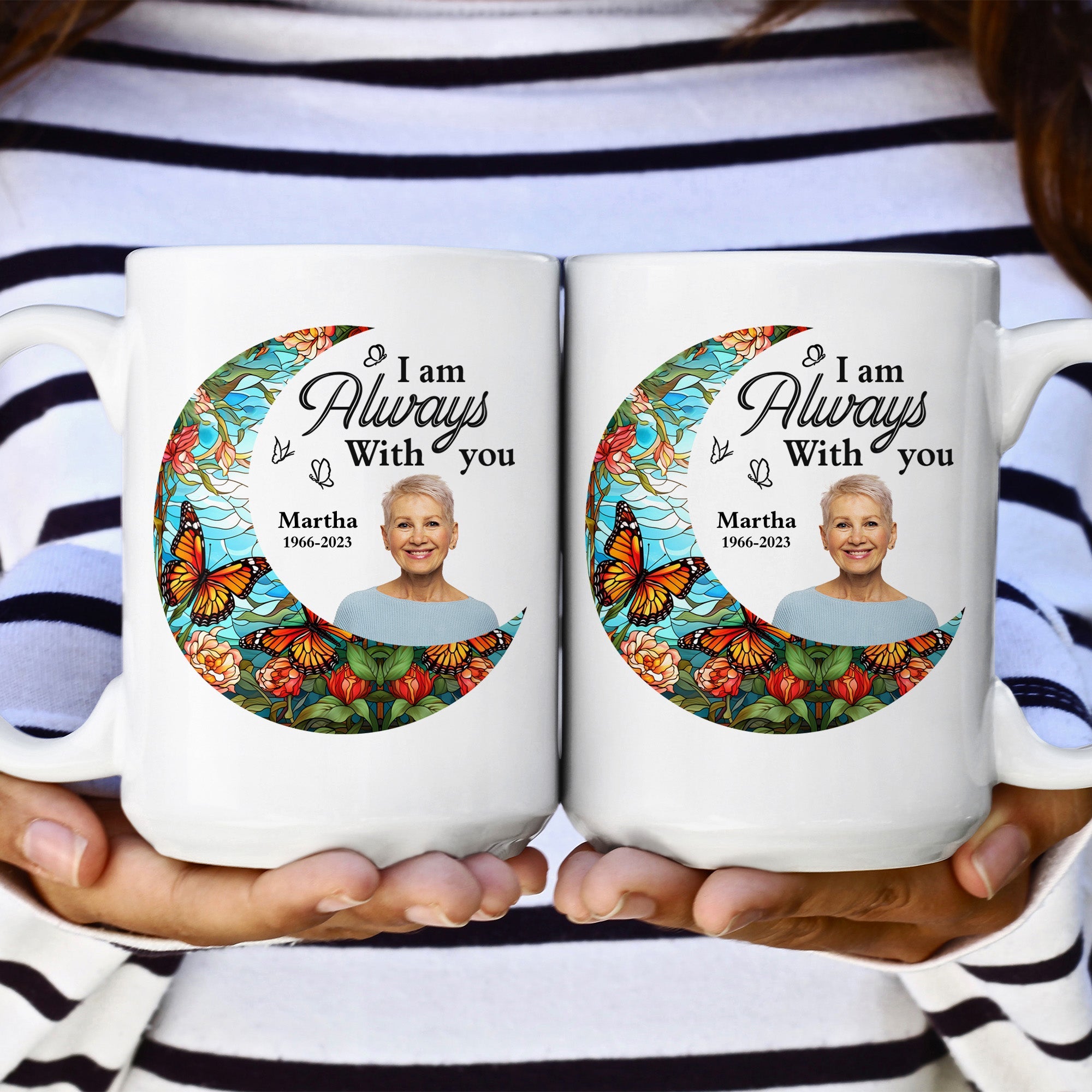 I'm Always With You Loss Of Family - Personalized Photo Mug