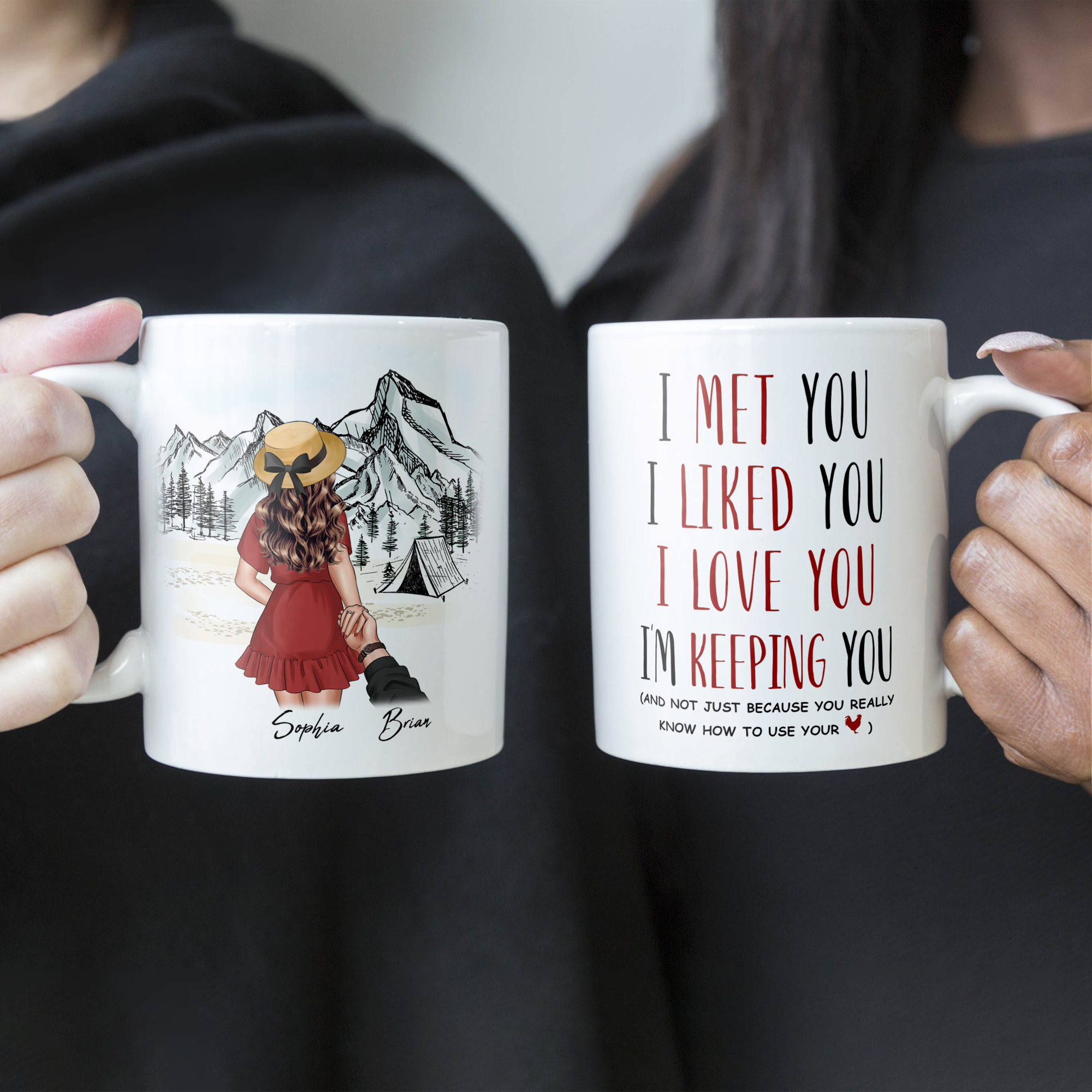 I'm Keeping You - Personalized Mug - Birthday, Valentine's Day Gift For Husband, Boyfriend, Funny Gift