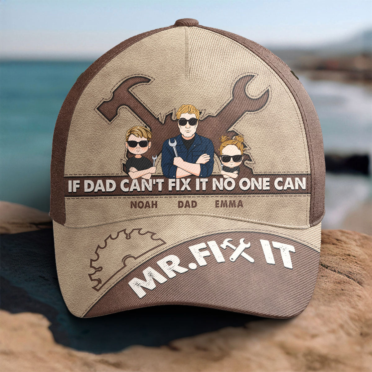 If Dad Can't Fix It We're All Screwed - Personalized Classic Cap