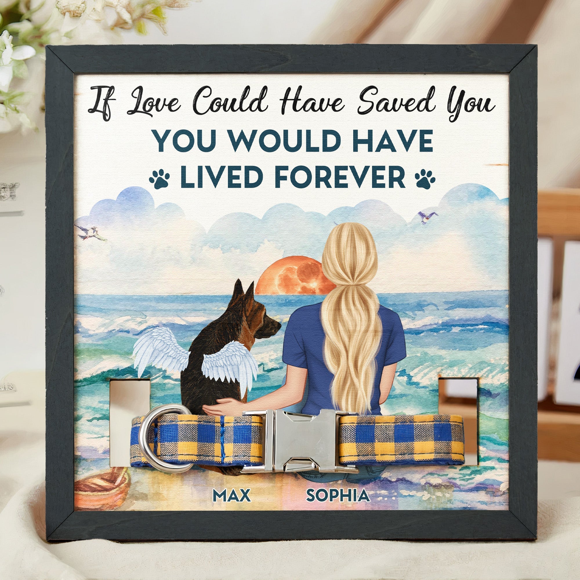 If Love Could Have Saved You - Personalized Pet Loss Frame