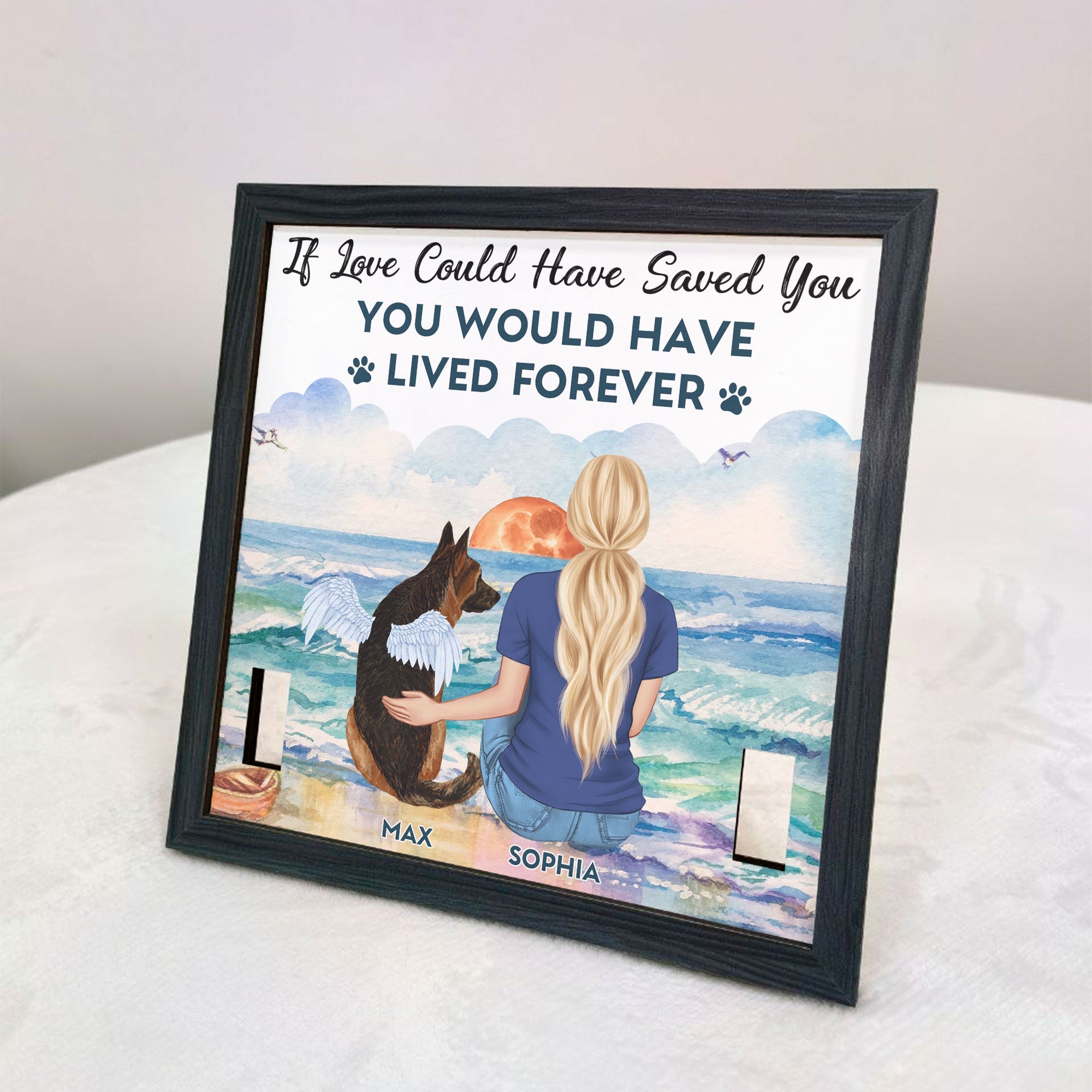 If Love Could Have Saved You - Personalized Pet Loss Frame