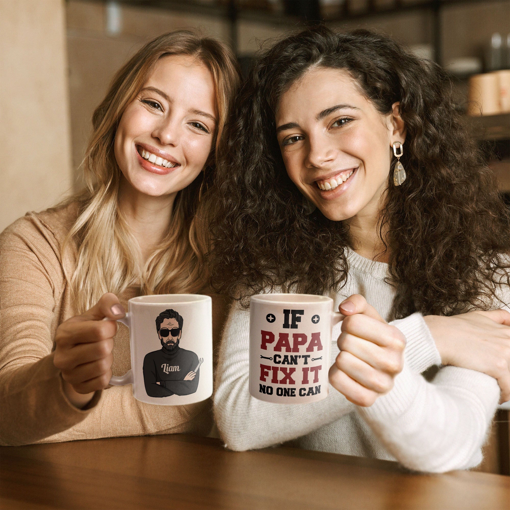 If Papa Can't Fix It No One Can - Personalized Mug - Christmas & Birthday Gift For Papa, Dad, Father, Daddy