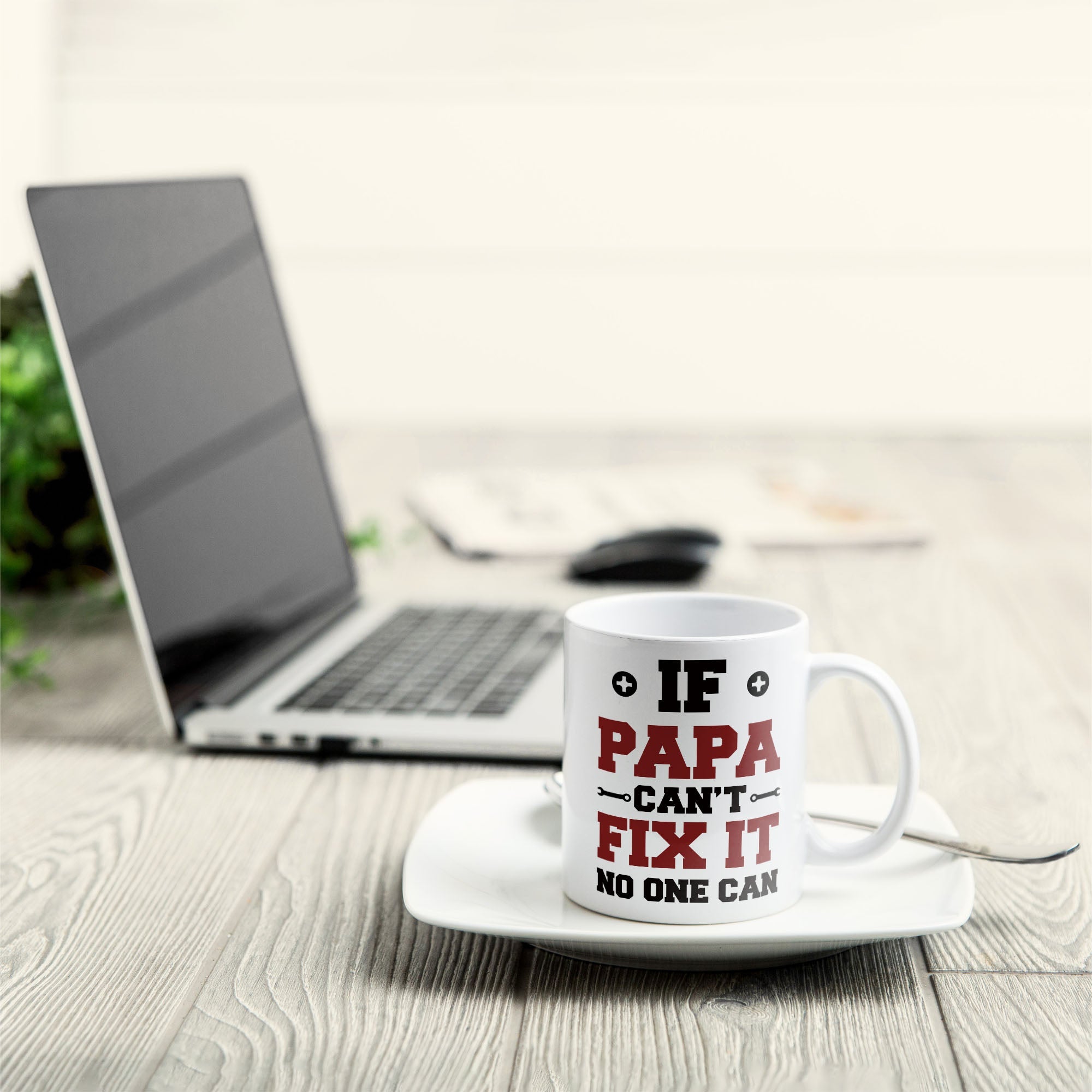 If Papa Can't Fix It No One Can - Personalized Mug - Christmas & Birthday Gift For Papa, Dad, Father, Daddy