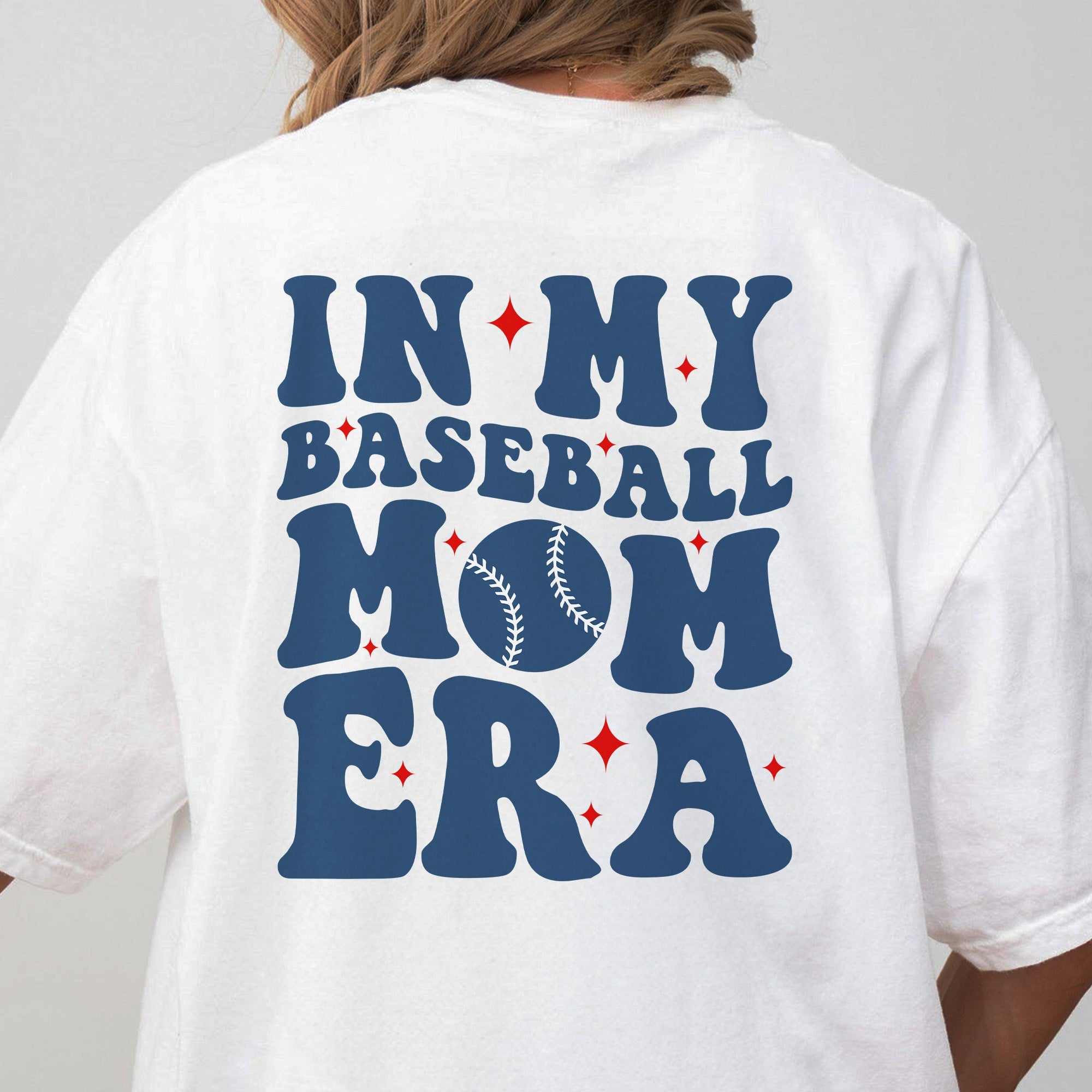 In My Baseball Mom Era Custom Name And Number - Personalized Shirt