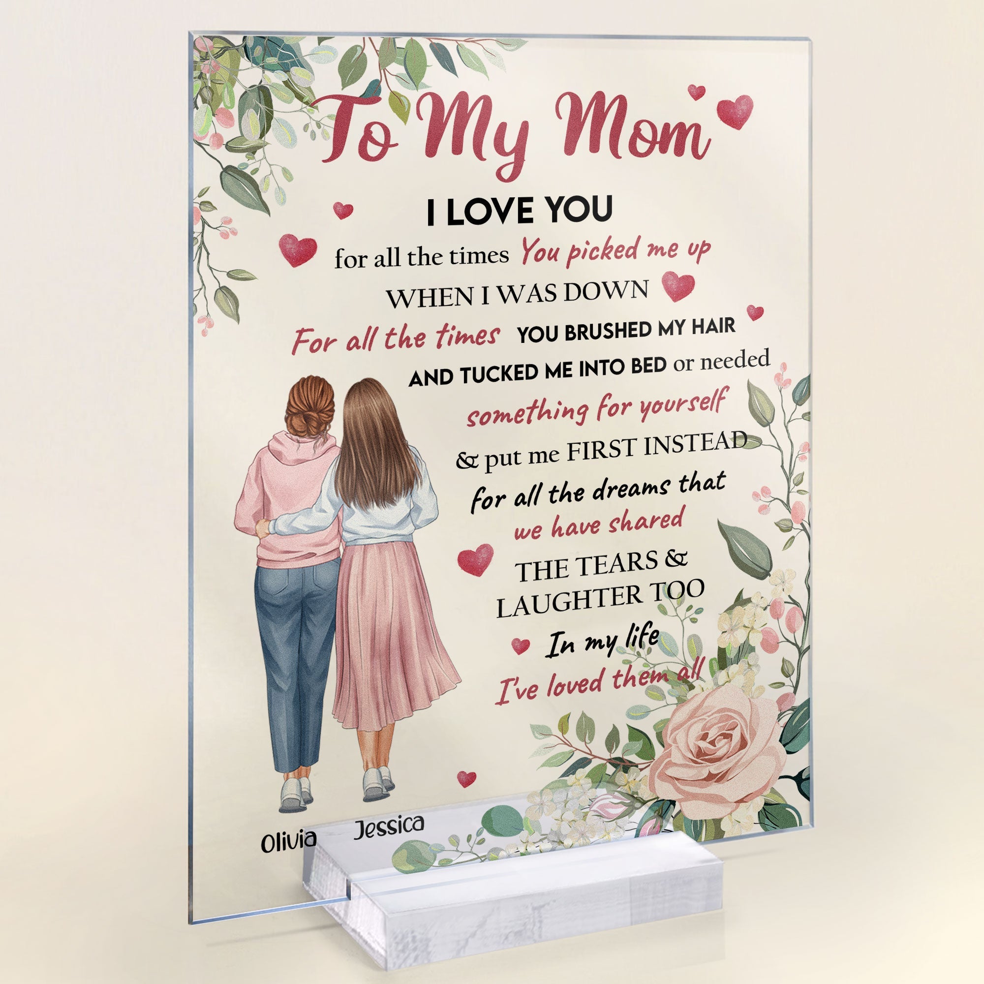 In My Life I've Loved Them All - Personalized Acrylic Plaque