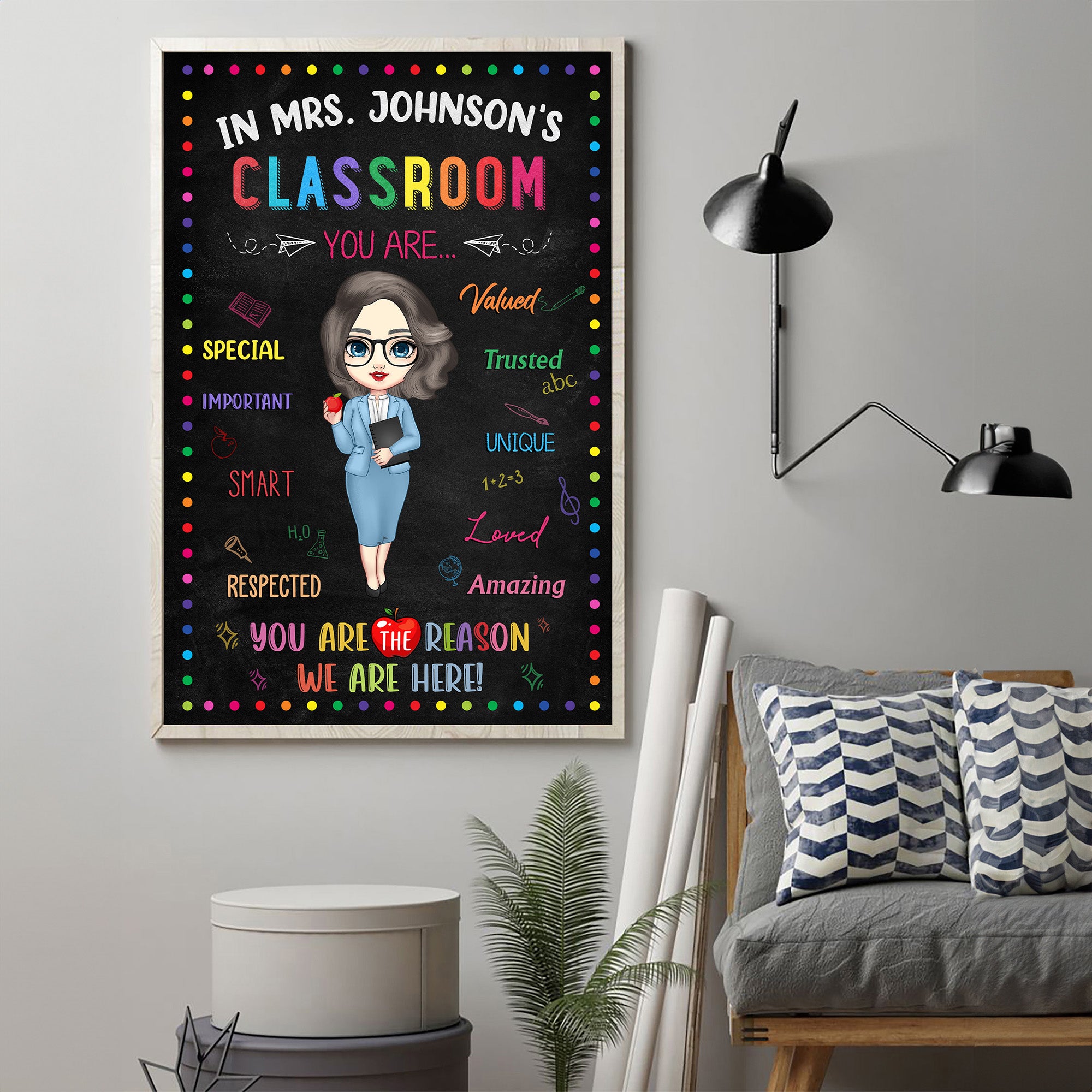 In This Classroom You Are - Personalized Poster