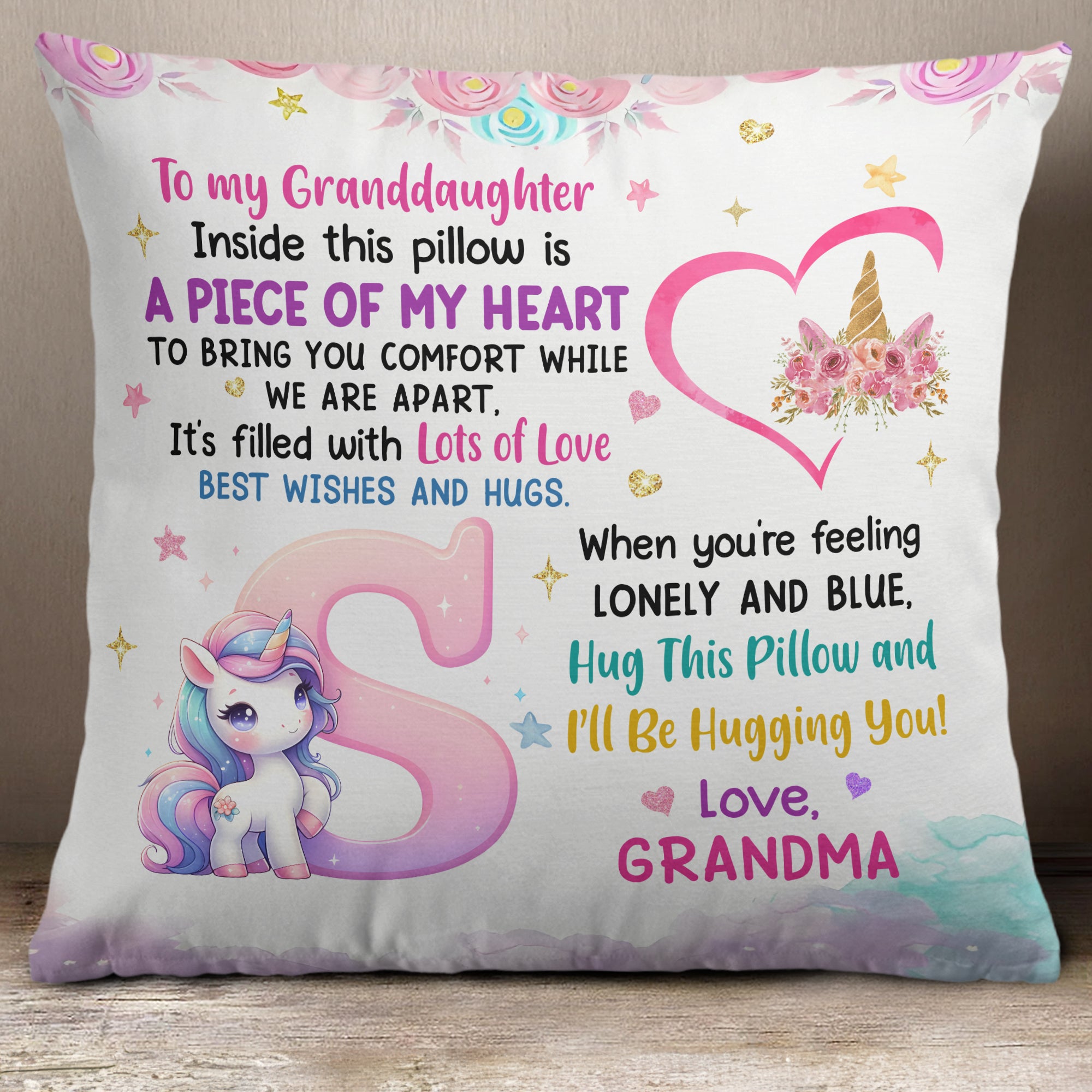 Inside This Pillow Is A Piece Of My Heart - Personalized Pillow (Insert Included)