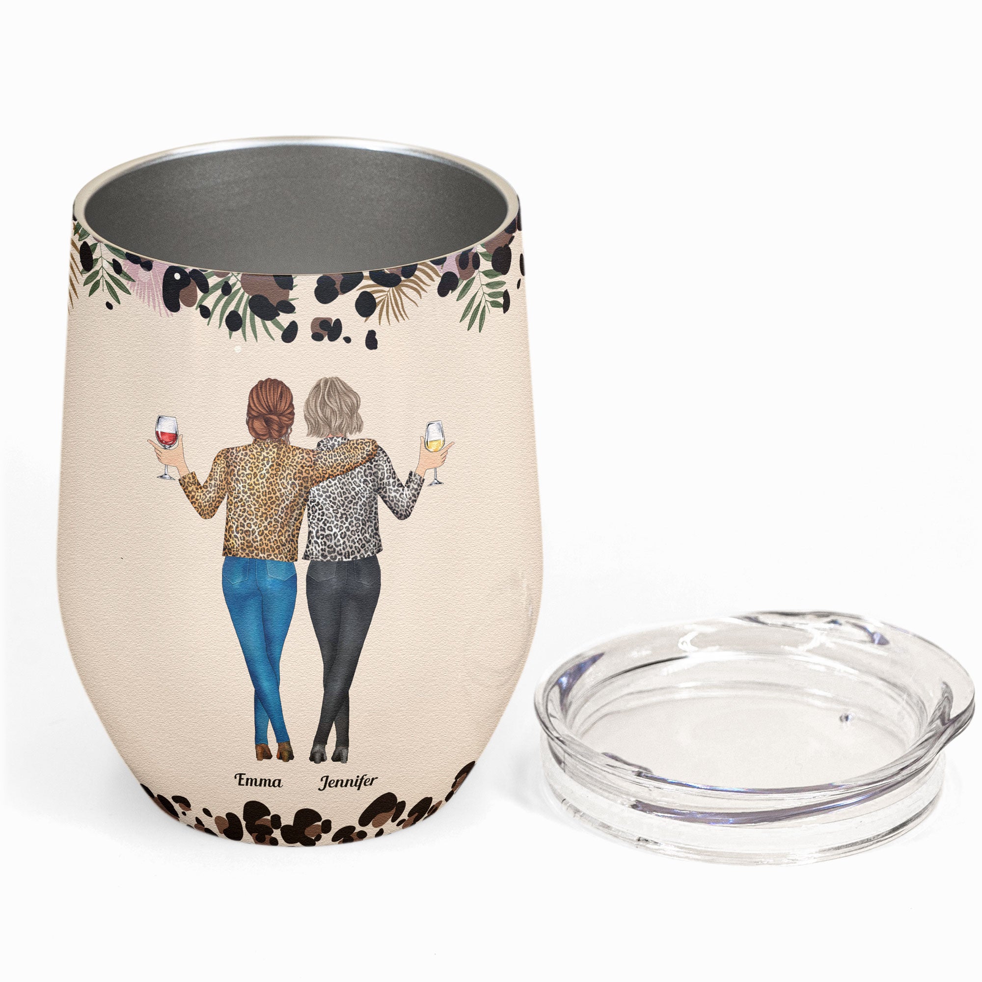 It Takes A Long Time To Grow An Old Friend - Personalized Wine Tumbler