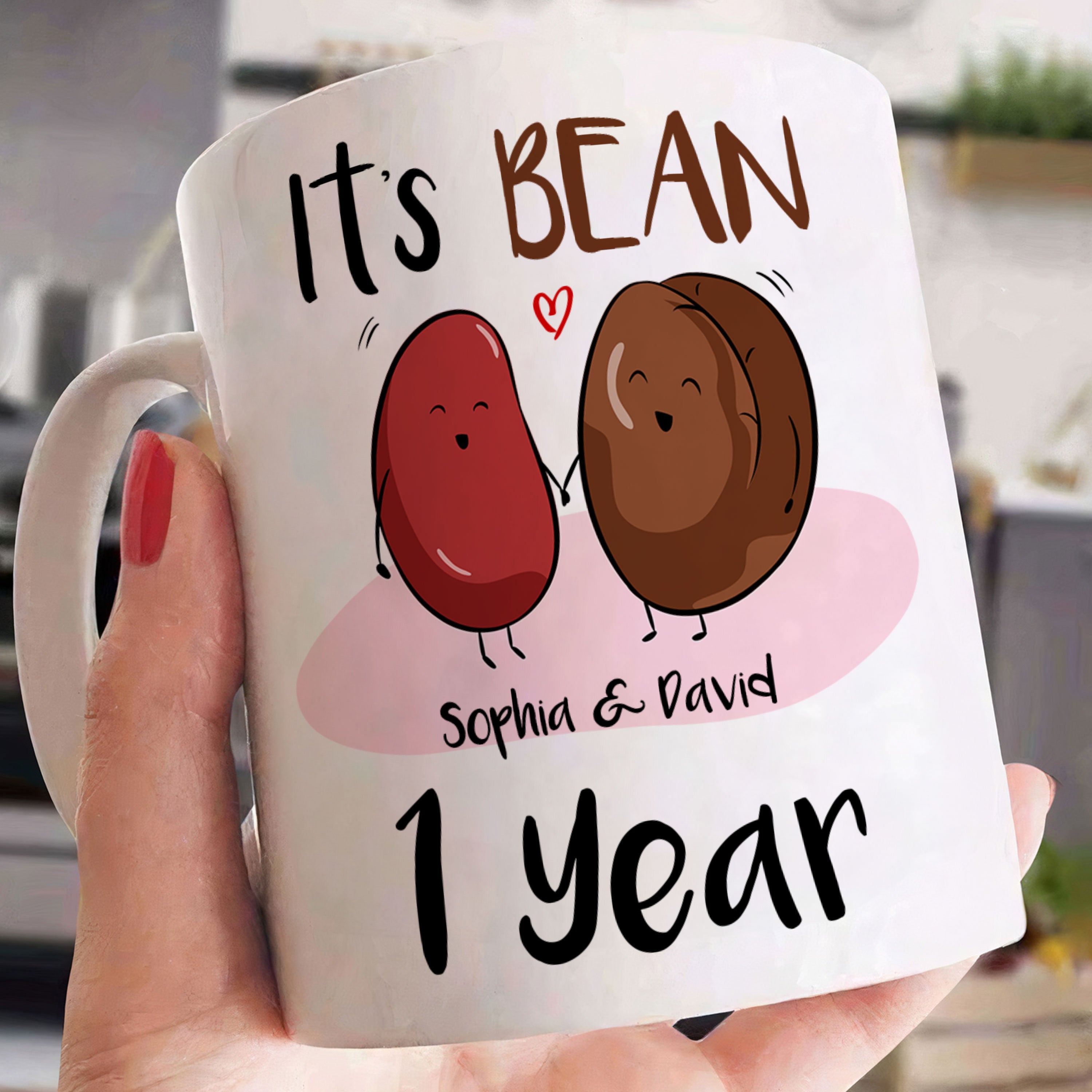 It's Bean A Year - Personalized Mug