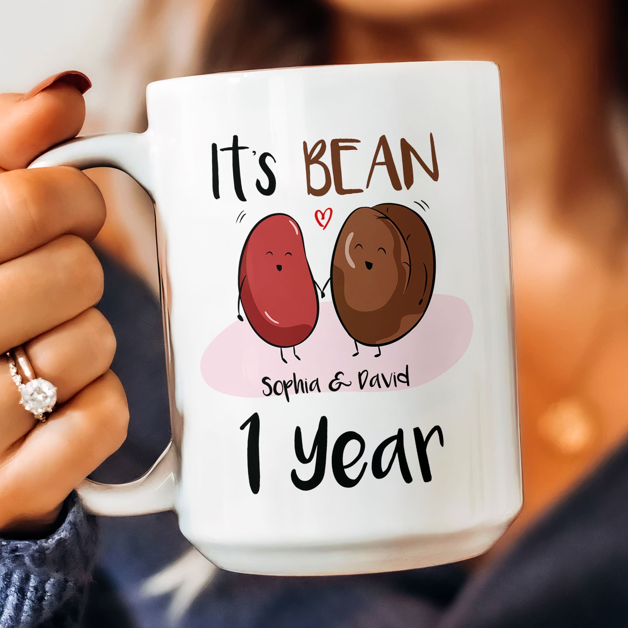 It's Bean A Year - Personalized Mug