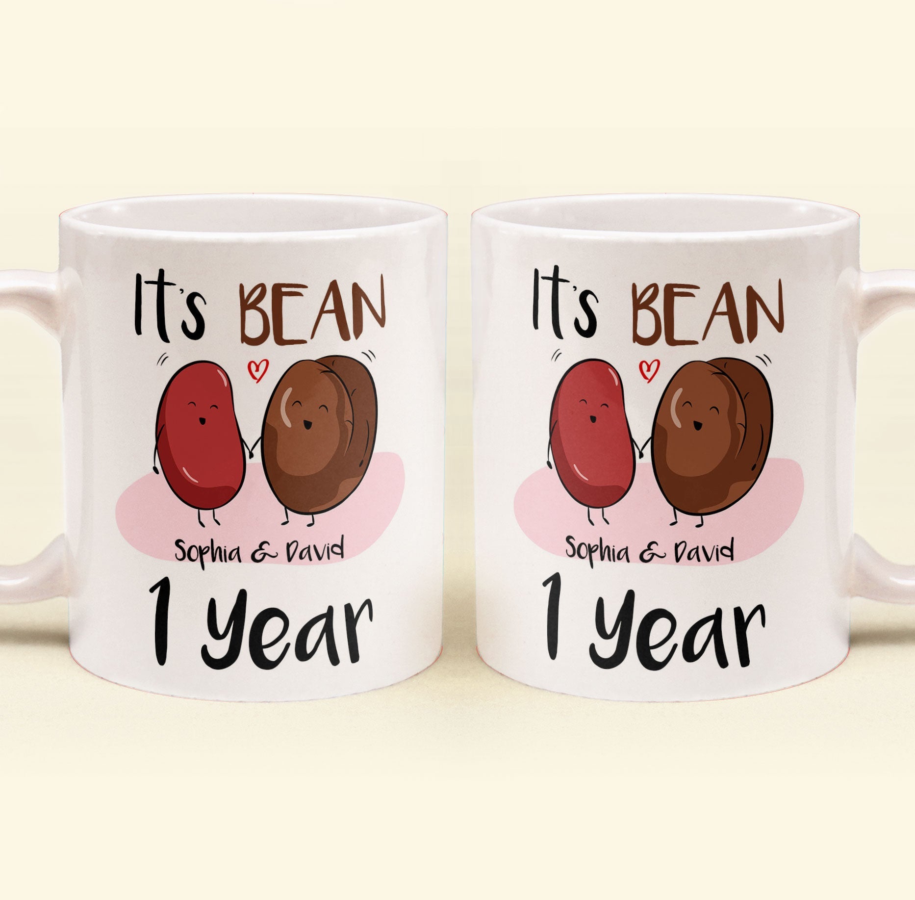 It's Bean A Year - Personalized Mug