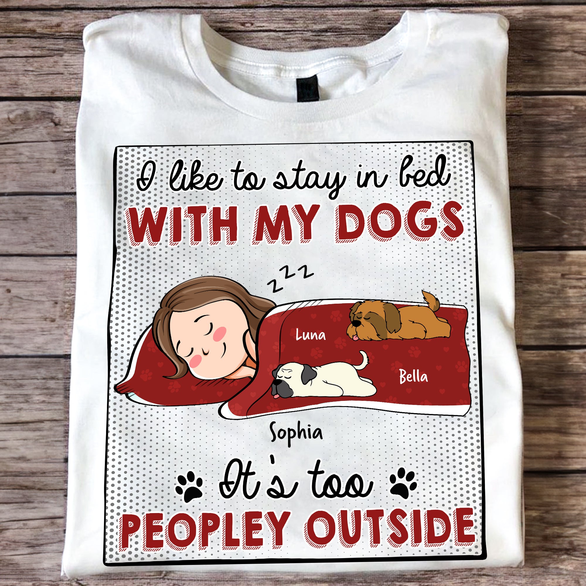 It's Too People Outside - Personalized Shirt