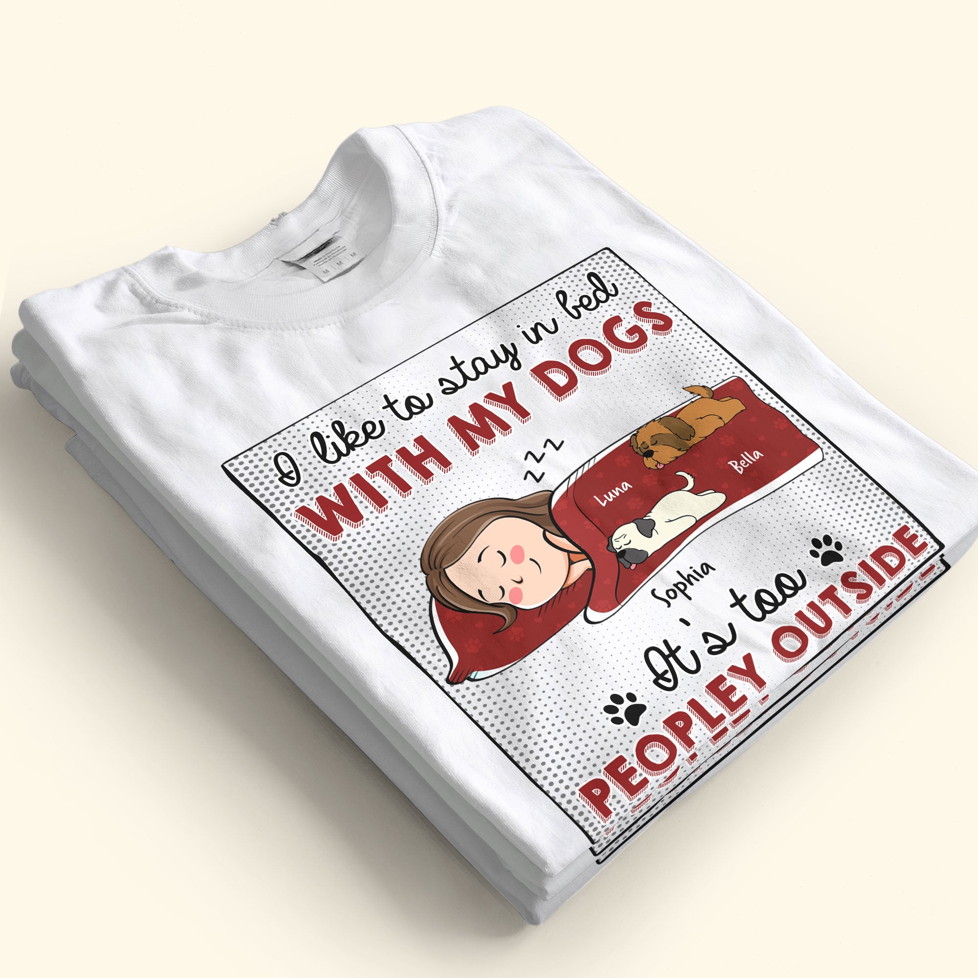 It's Too People Outside - Personalized Shirt