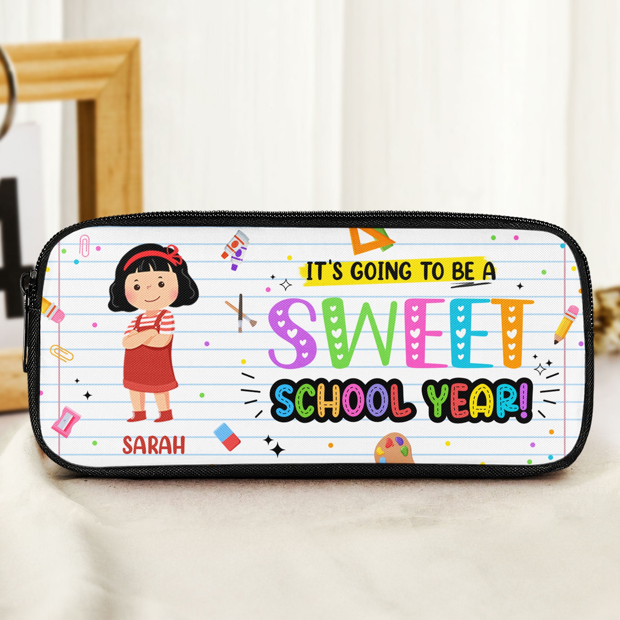 It's Going To Be A Sweet School Year!! - Personalized Pencil Case