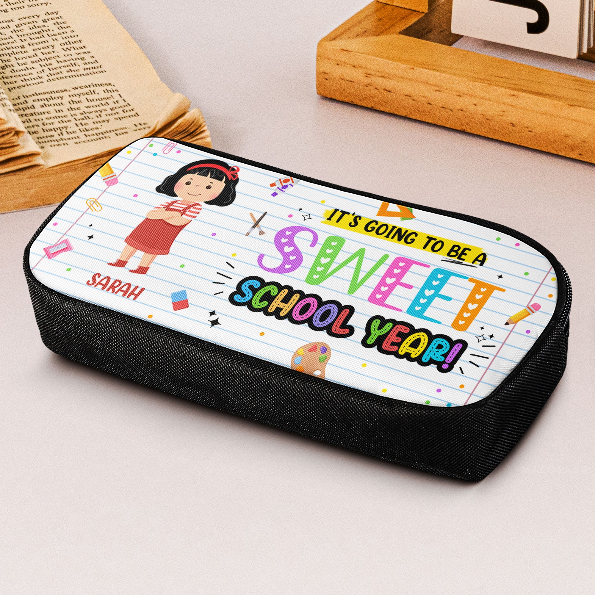 It's Going To Be A Sweet School Year!! - Personalized Pencil Case