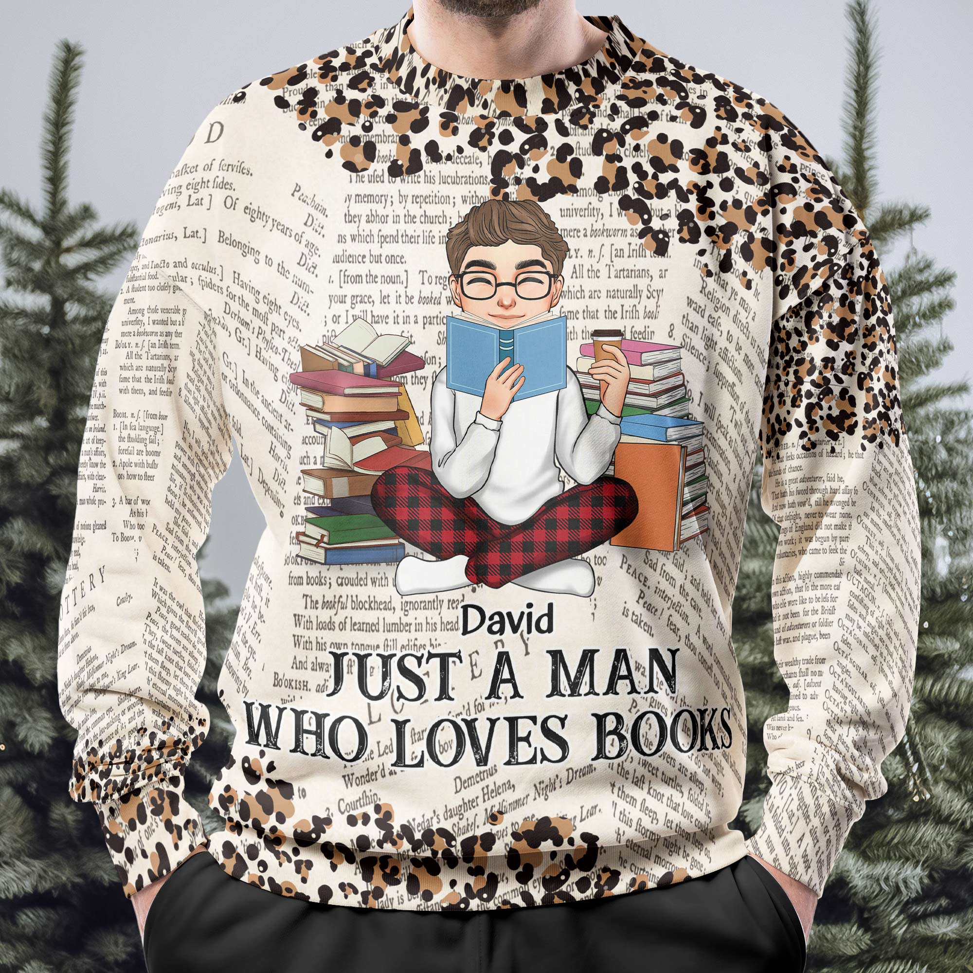 Just A Girl Who Loves Books New Version - Personalized 3D Printed Sweatshirt