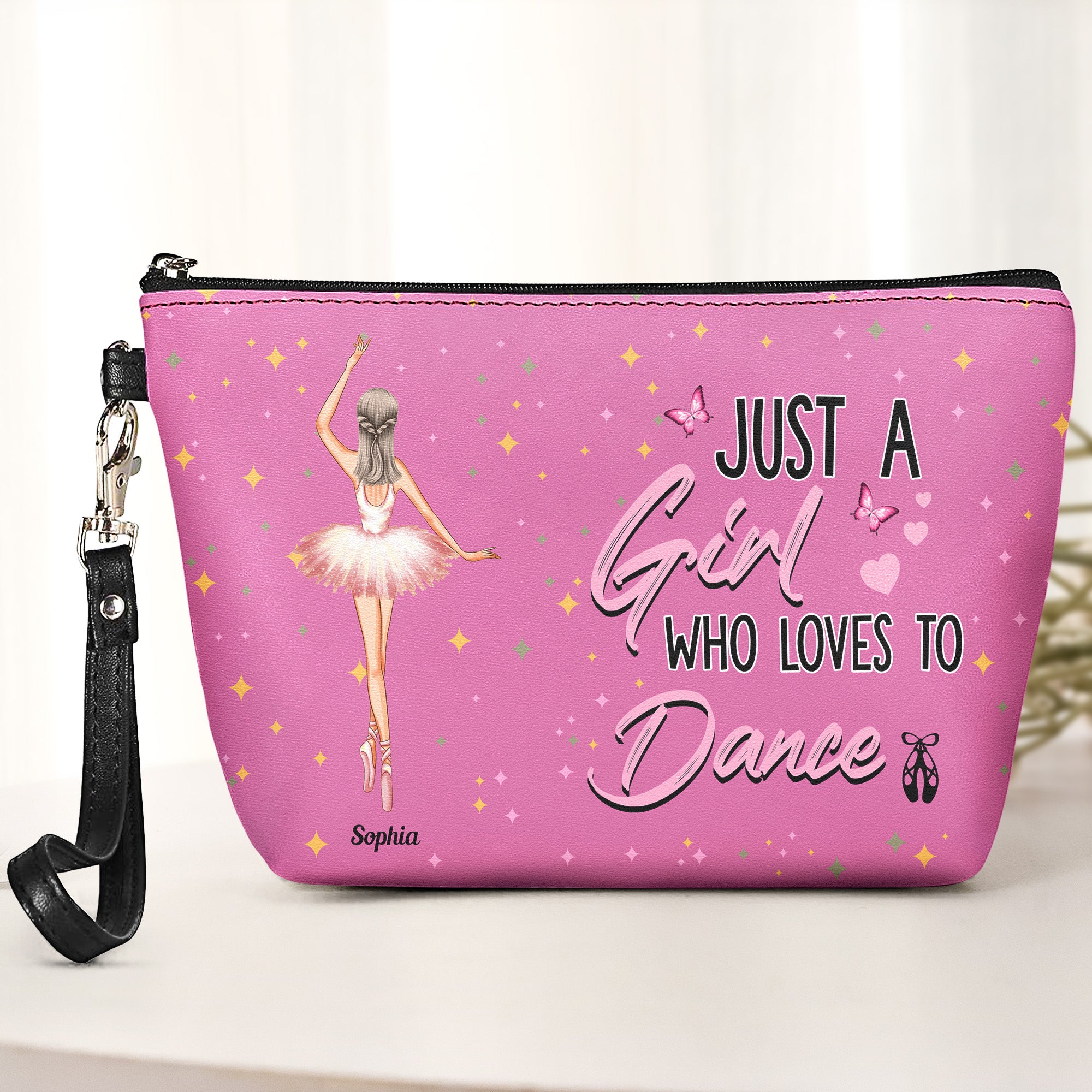 Just A Girl Who Loves To Dance - Personalized Cosmetic Bag