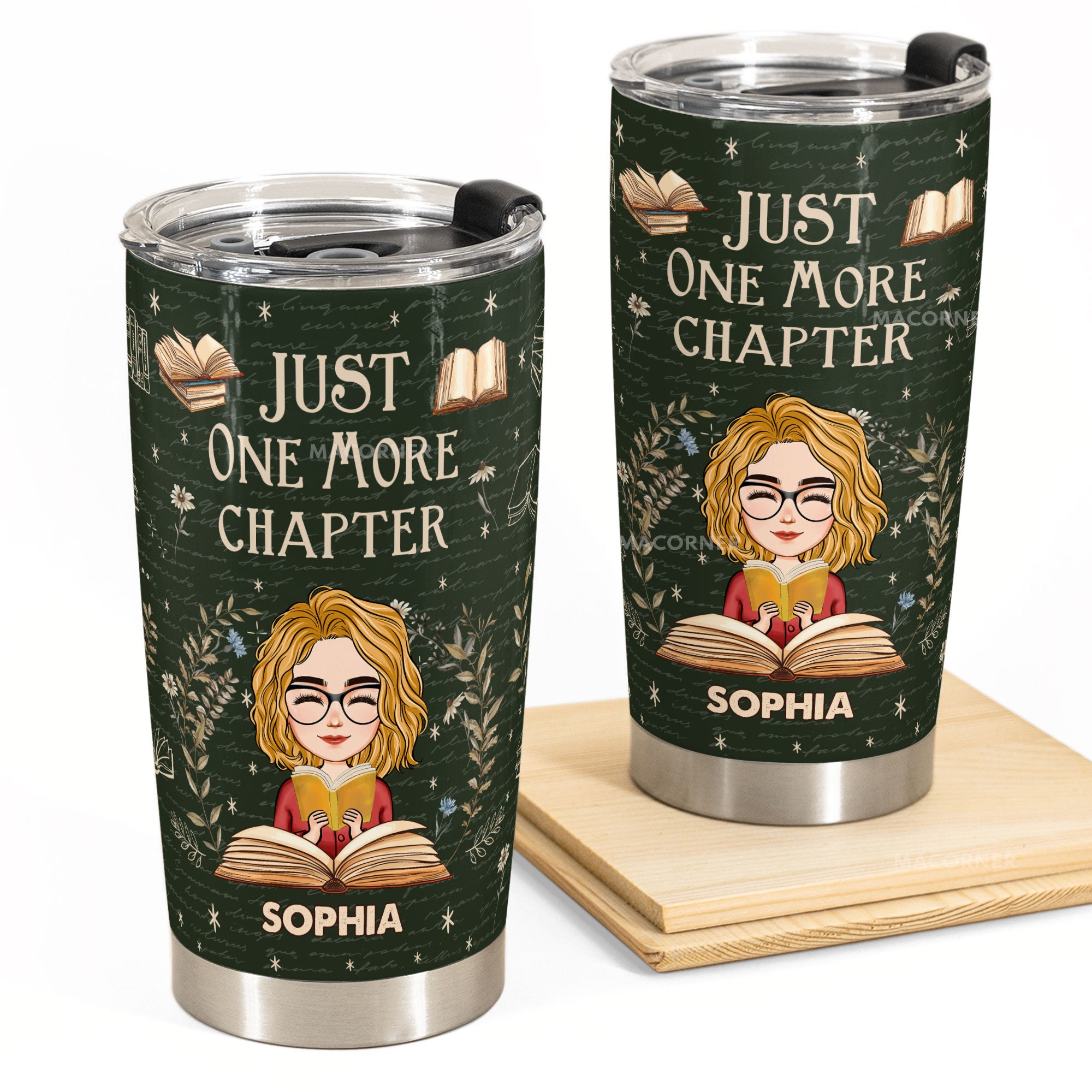 Just One More Chapter - Personalized Tumbler Cup