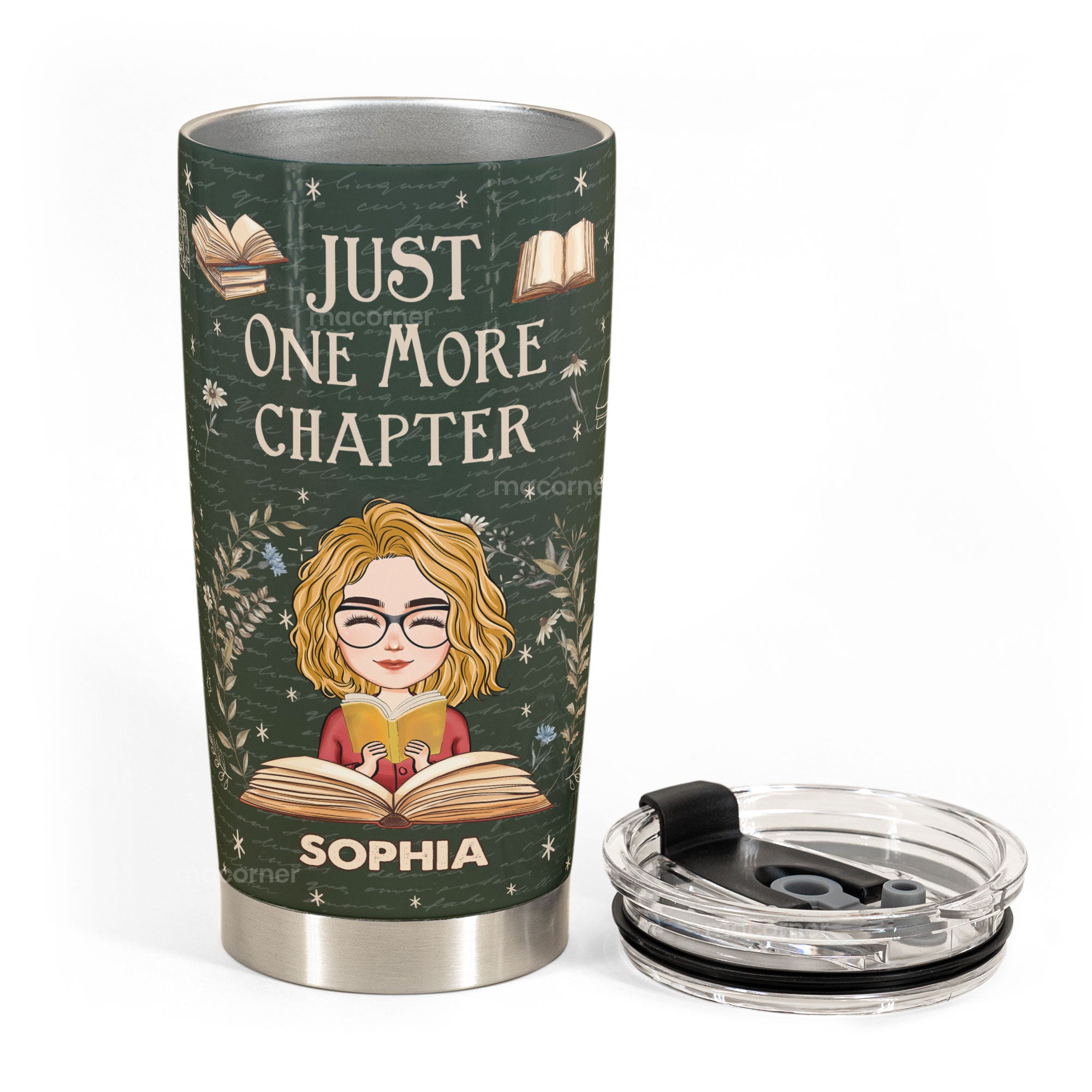 Just One More Chapter - Personalized Tumbler Cup