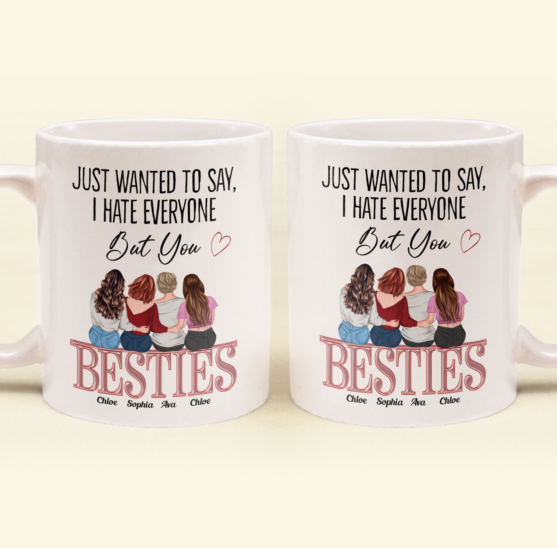 Just Wanted To Say - Personalized Mug