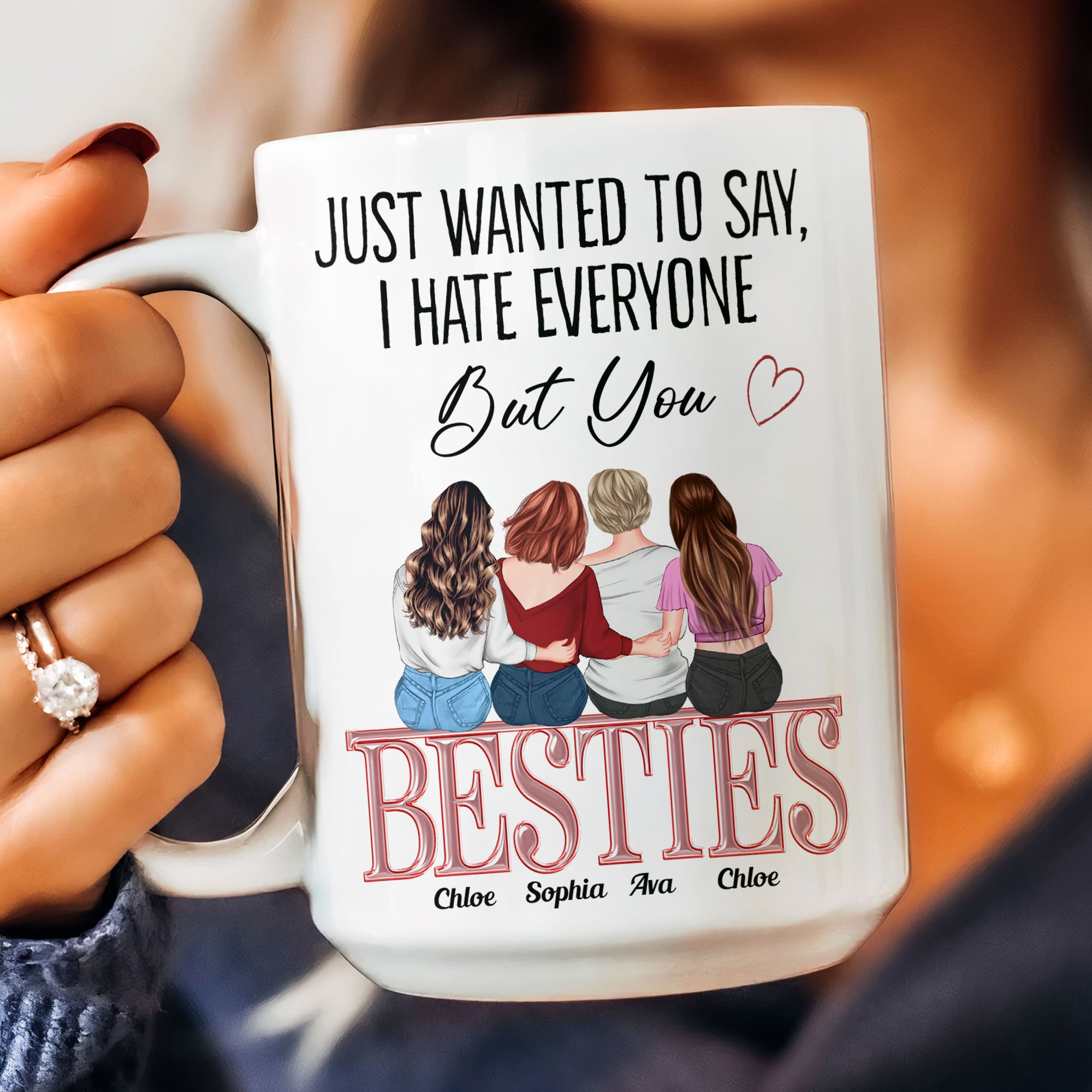 Just Wanted To Say - Personalized Mug