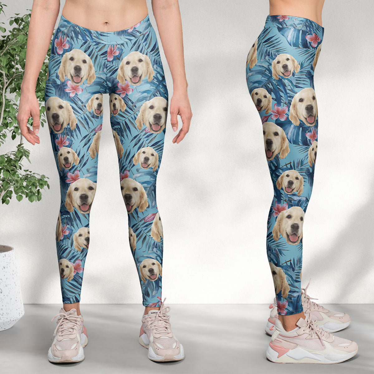 Leggings With Custom Face - Personalized Photo Leggings