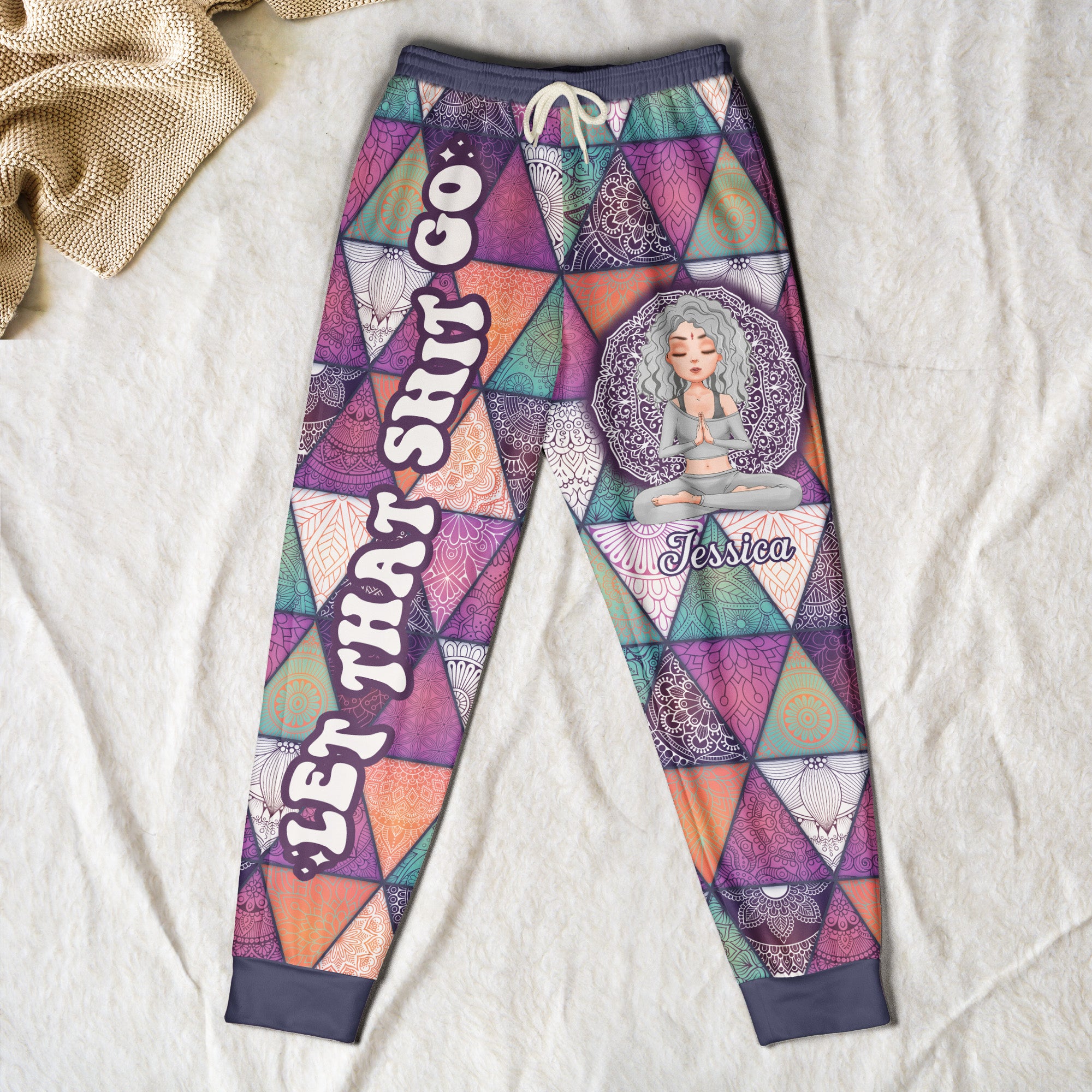 Let That Sh*t Go - Personalized Sweatpants