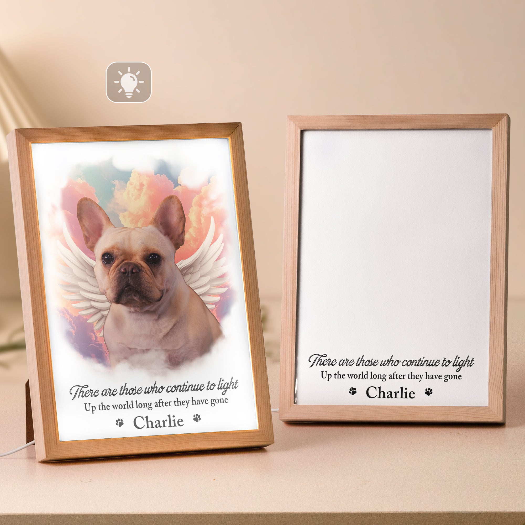 Light Up The World - Personalized Light Up Photo Frame