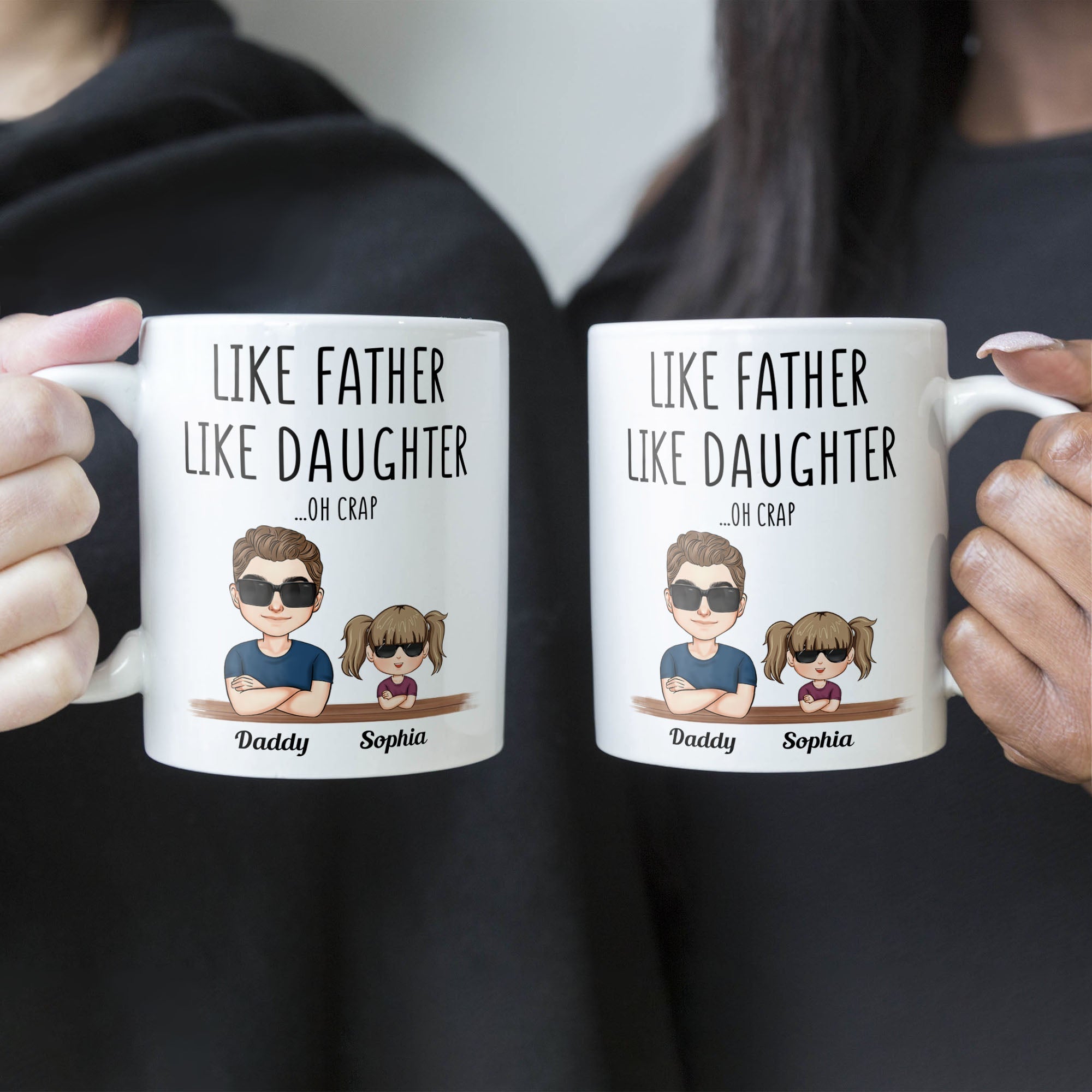 Like Father Like Daughter - Personalized Mug