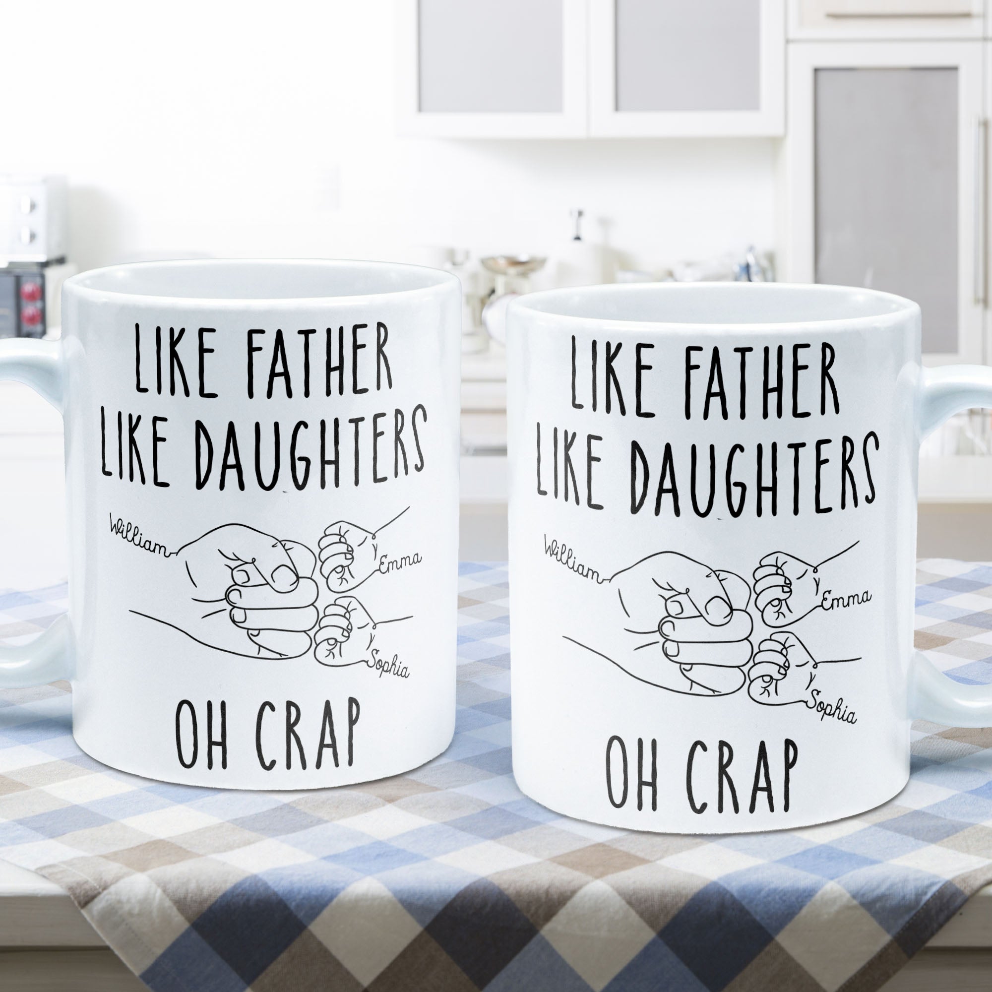 Like Father Like Daughter - Personalized Mug